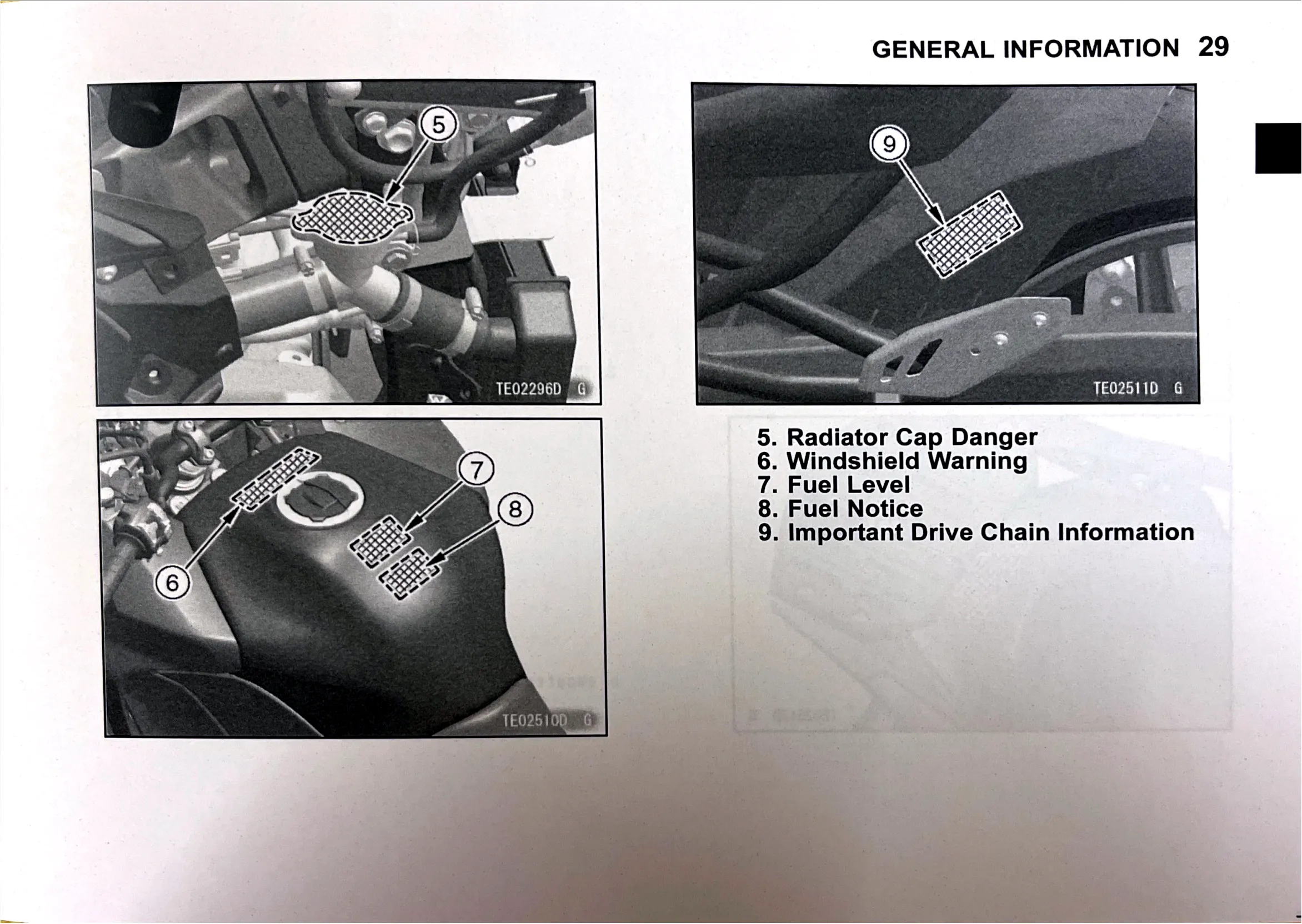 Owner's Manual page 31 — GENERAL INFORMATION
