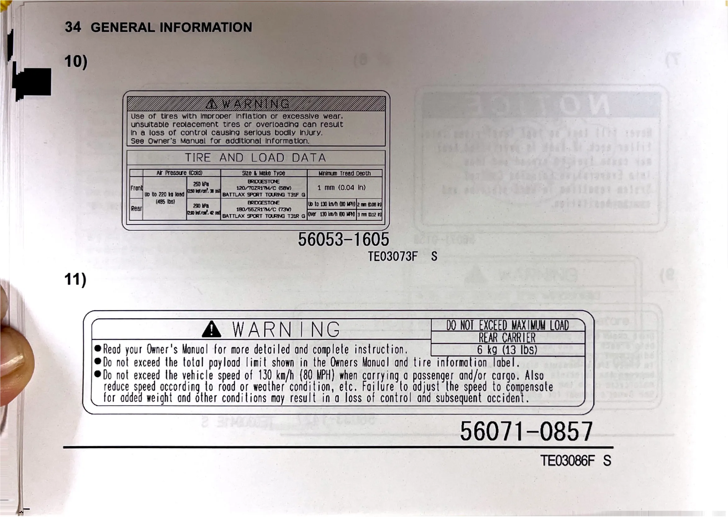 Owner's Manual page 36 — GENERAL INFORMATION