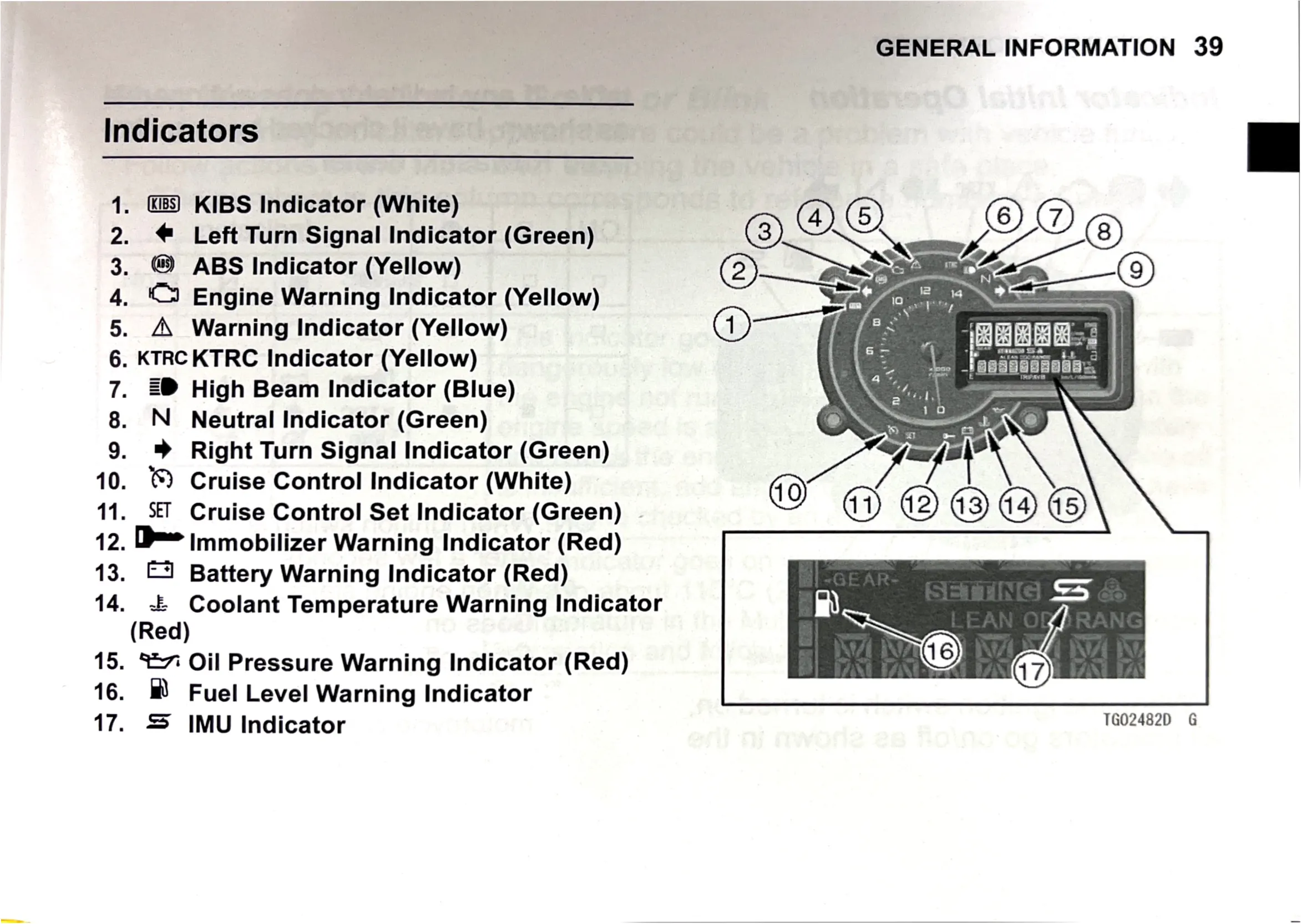 Owner's Manual page 41 — GENERAL INFORMATION