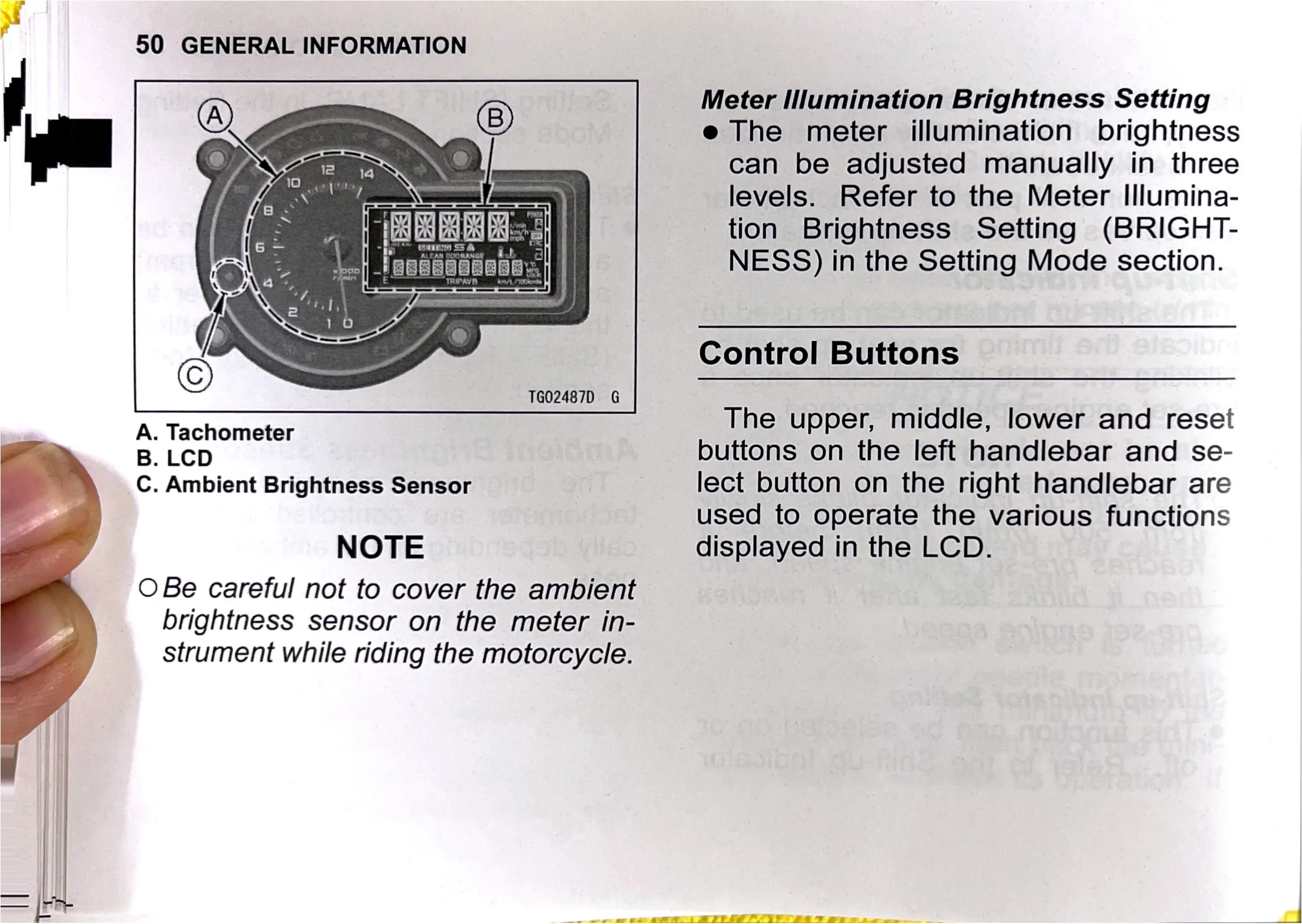 Owner's Manual page 52 — GENERAL INFORMATION