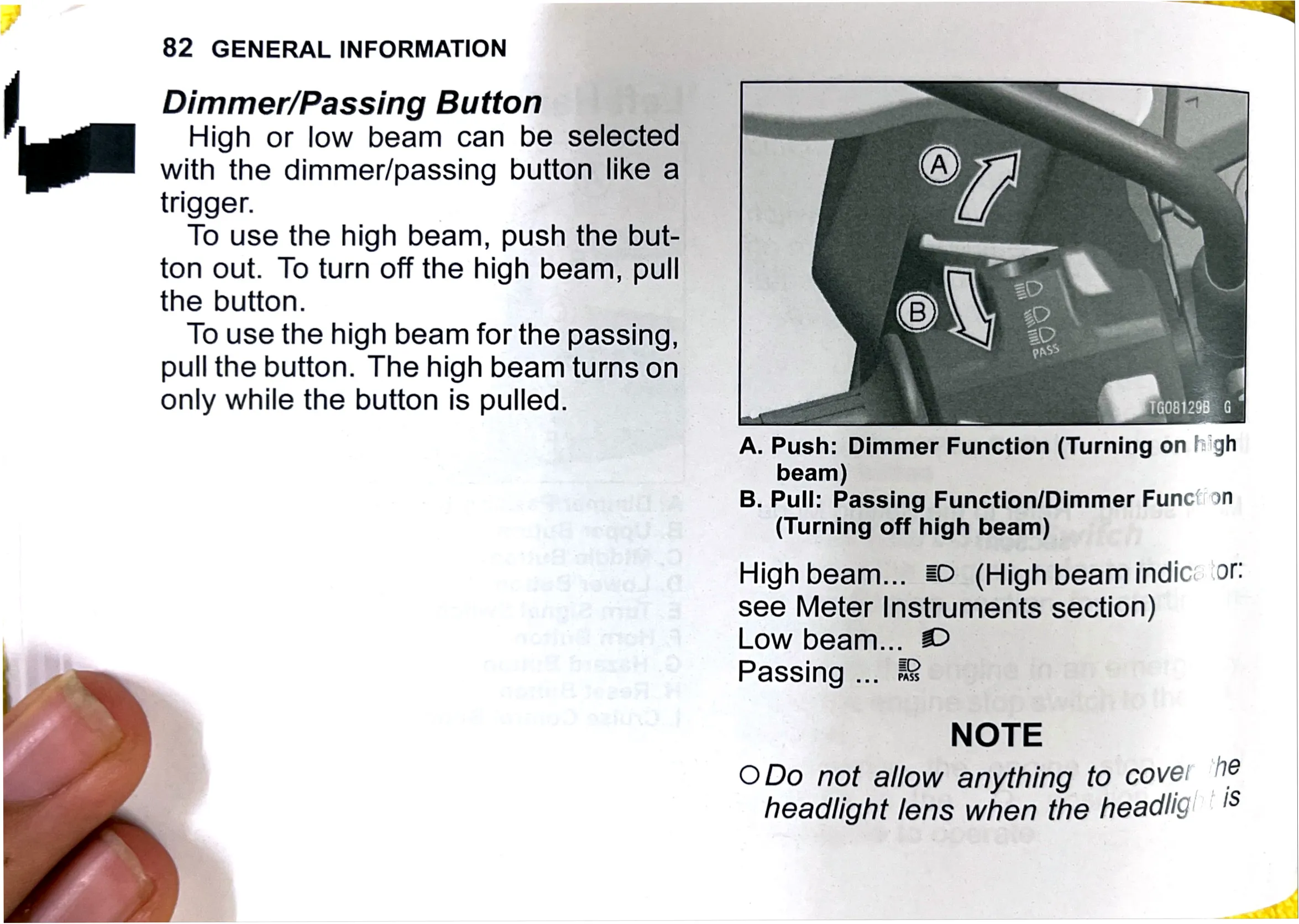 Owner's Manual page 85 — GENERAL INFORMATION