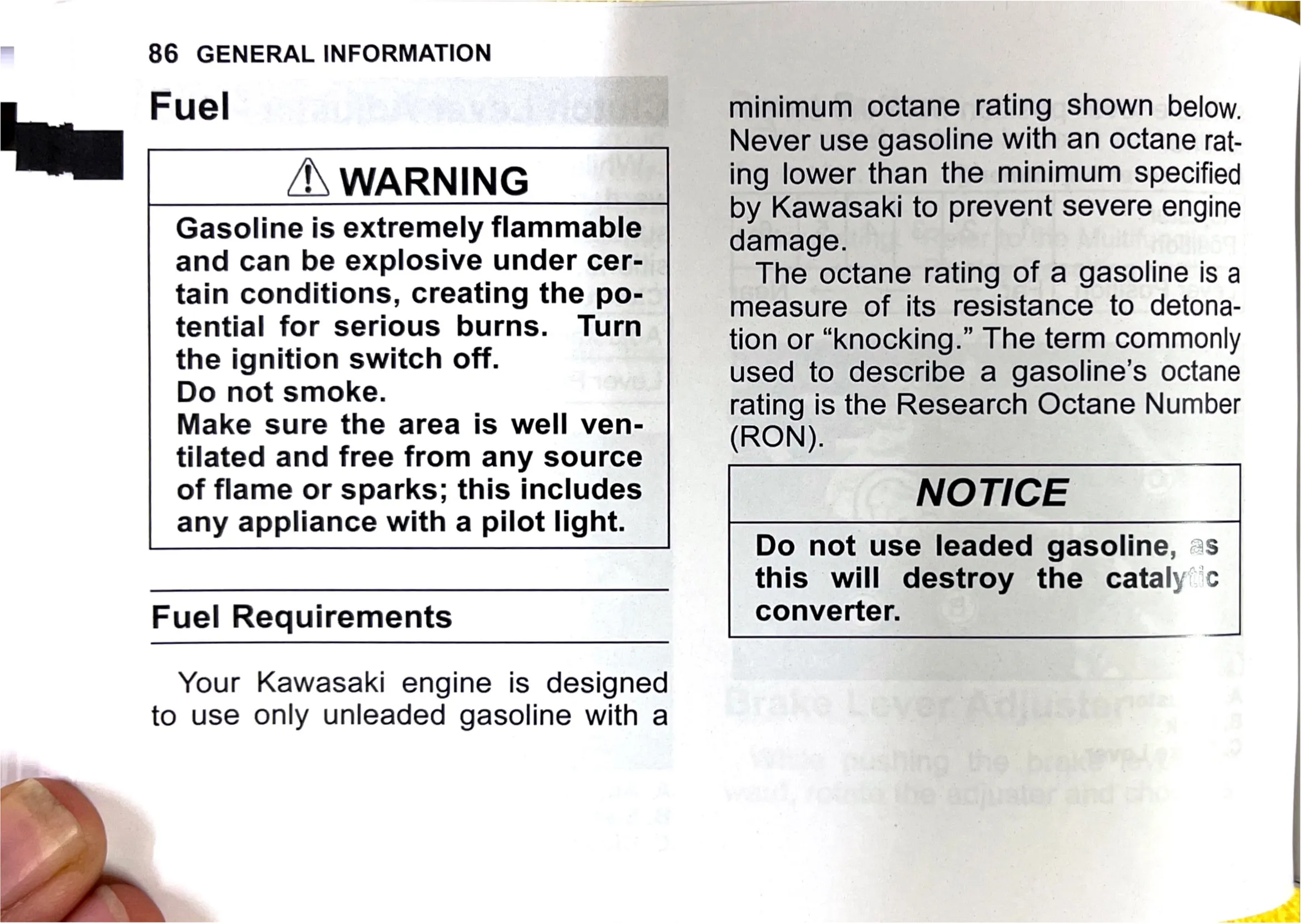 Owner's Manual page 89 — GENERAL INFORMATION