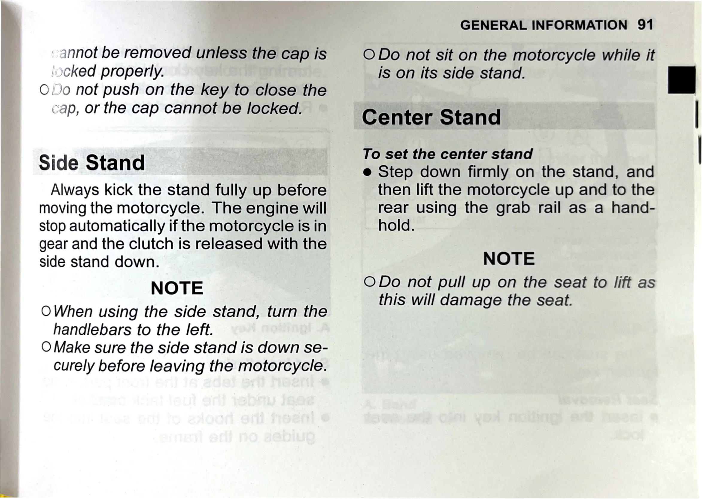 Owner's Manual page 94 — GENERAL INFORMATION