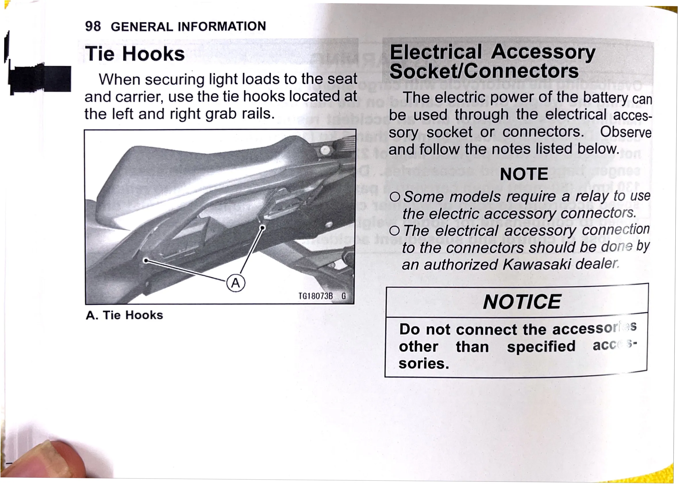 Owner's Manual page 101 — GENERAL INFORMATION