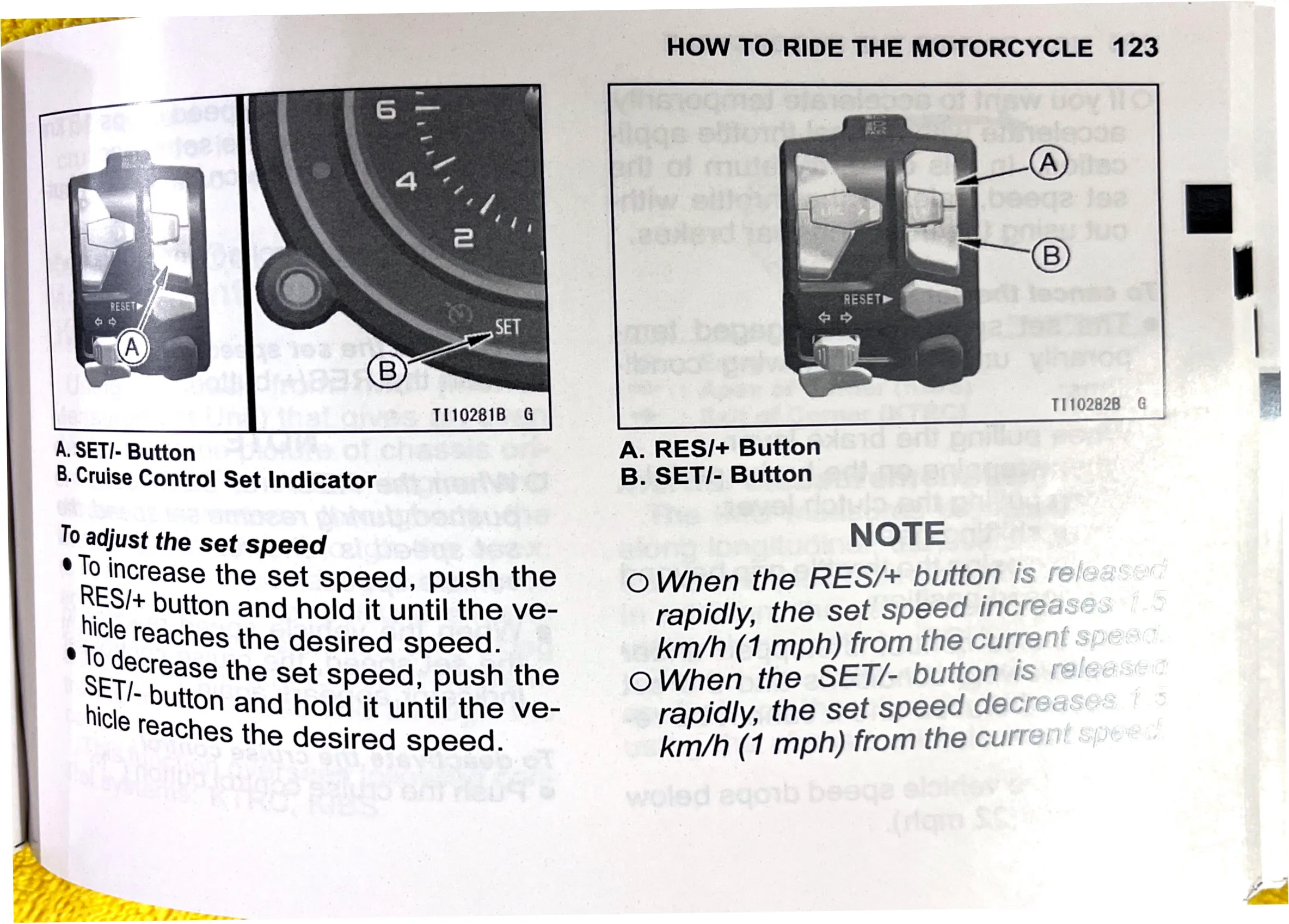Owner's Manual page 126 — HOW TO RIDE THE MOTORCYCLE