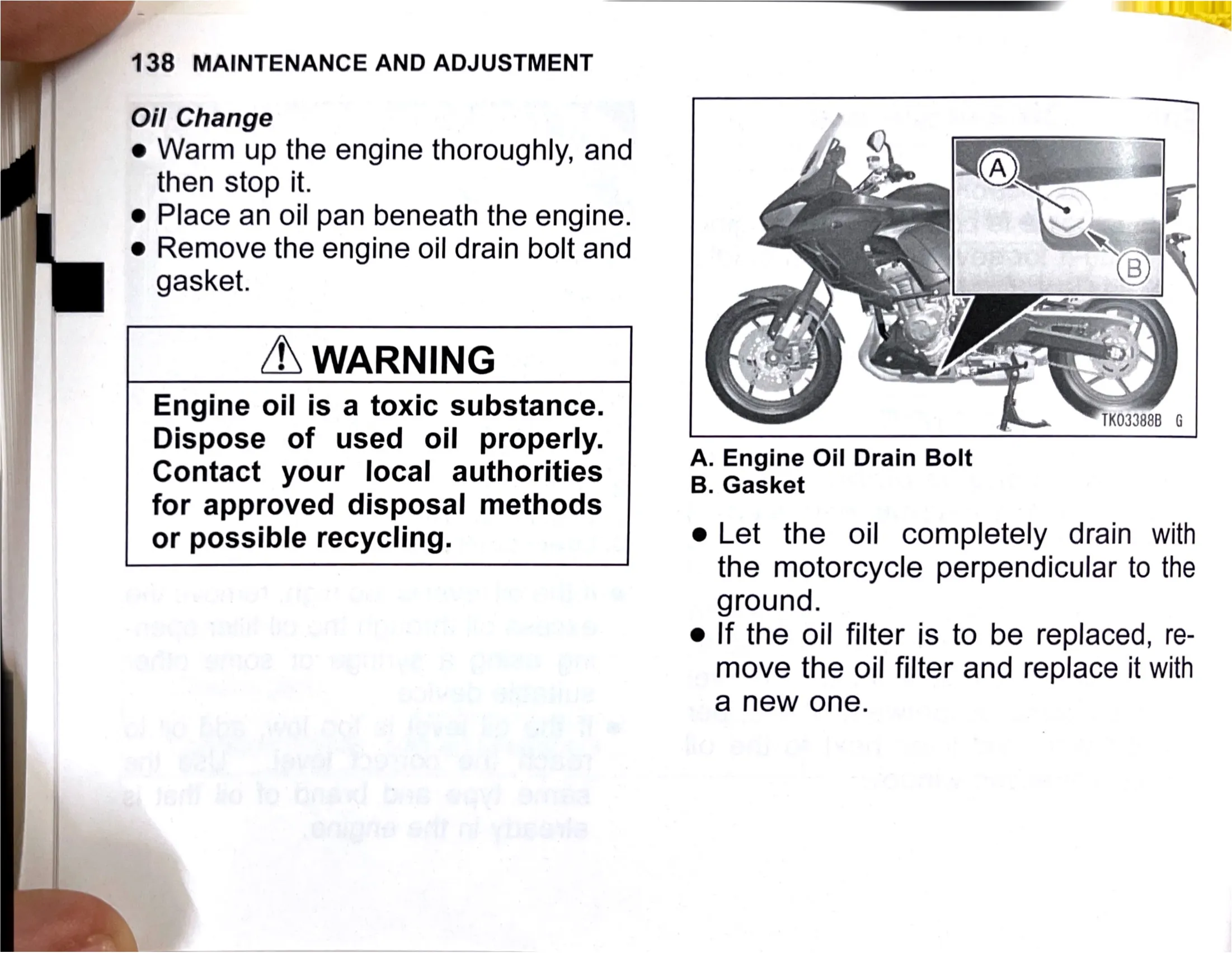 Owner's Manual page 141 — MAINTENANCE AND ADJUSTMENT