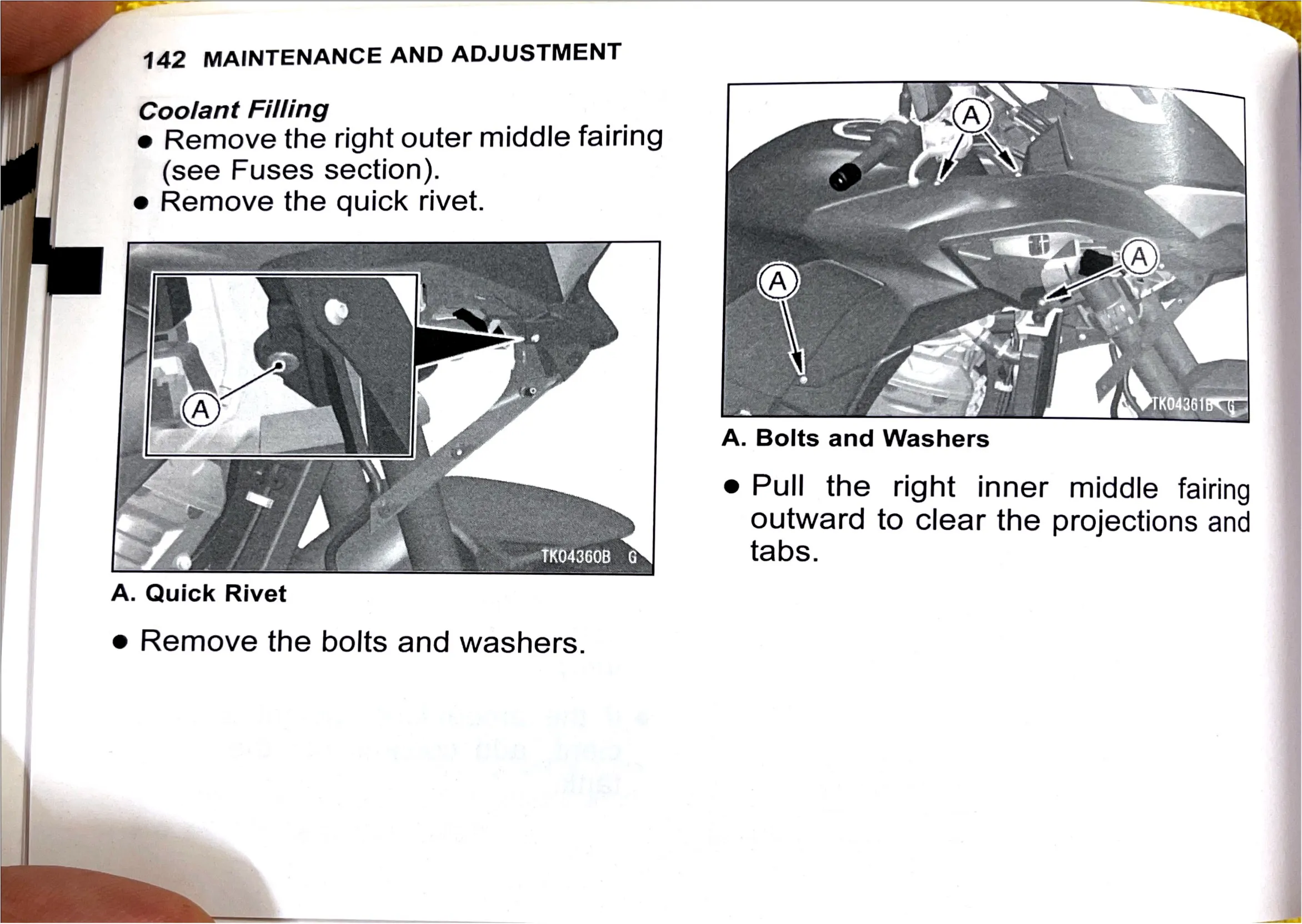 Owner's Manual page 145 — MAINTENANCE AND ADJUSTMENT
