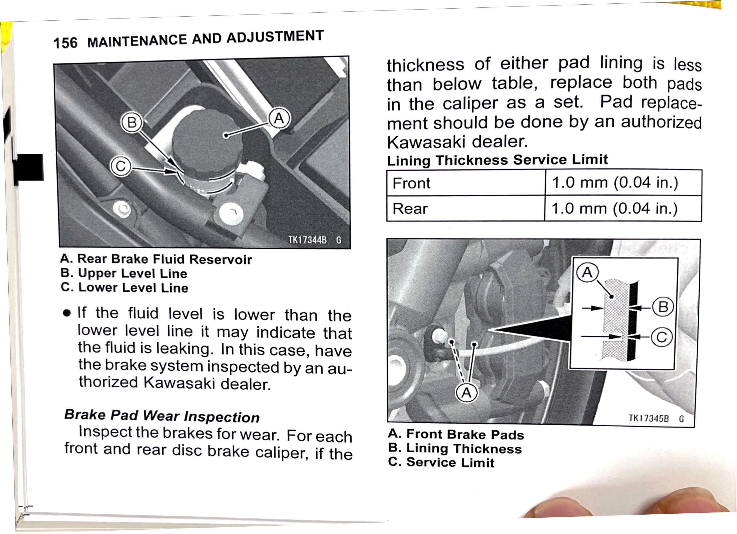 Owner's Manual page 159 — MAINTENANCE AND ADJUSTMENT