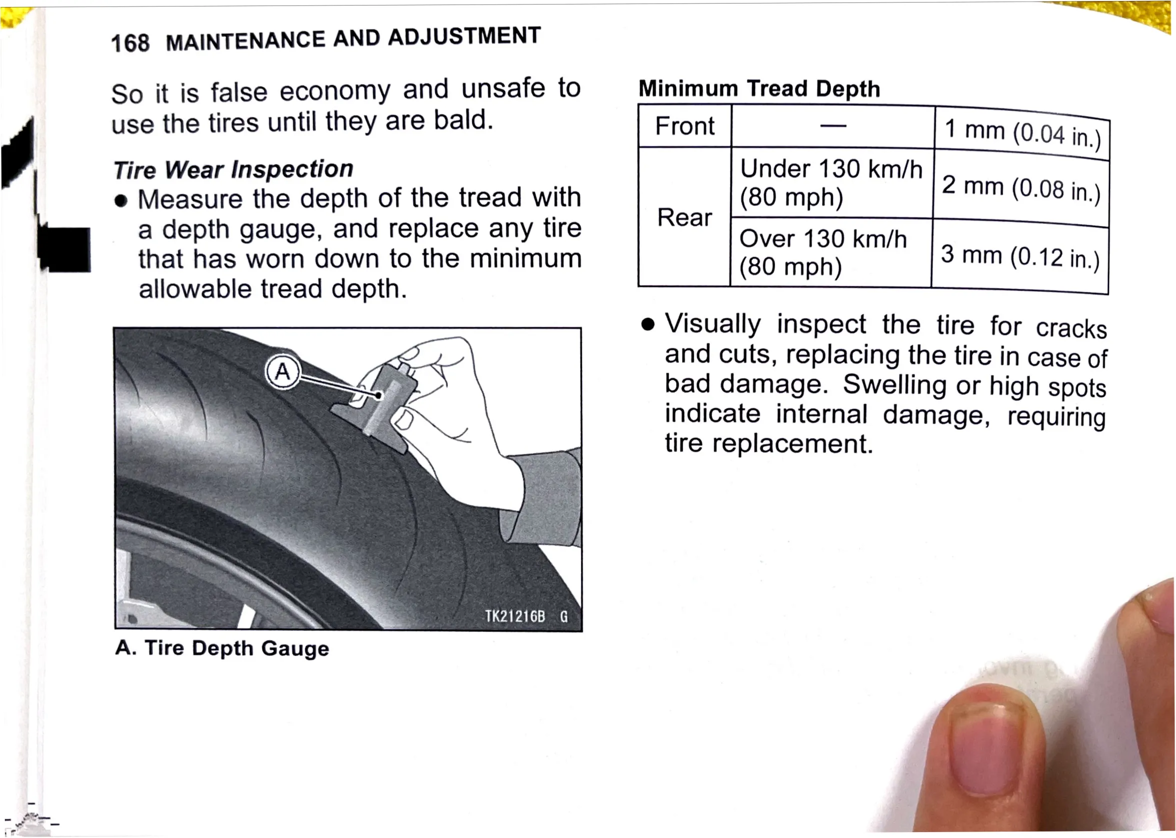 Owner's Manual page 171 — MAINTENANCE AND ADJUSTMENT