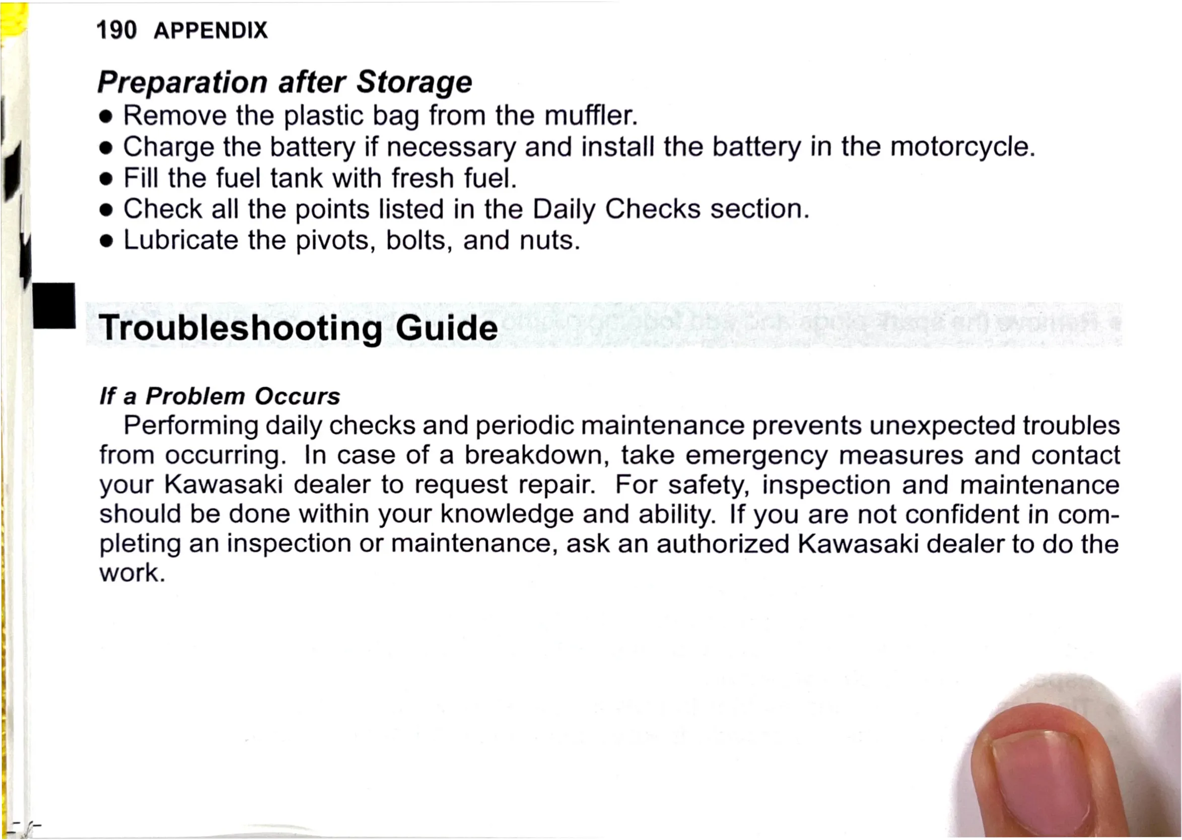 Owner's Manual page 193 — APPENDIX