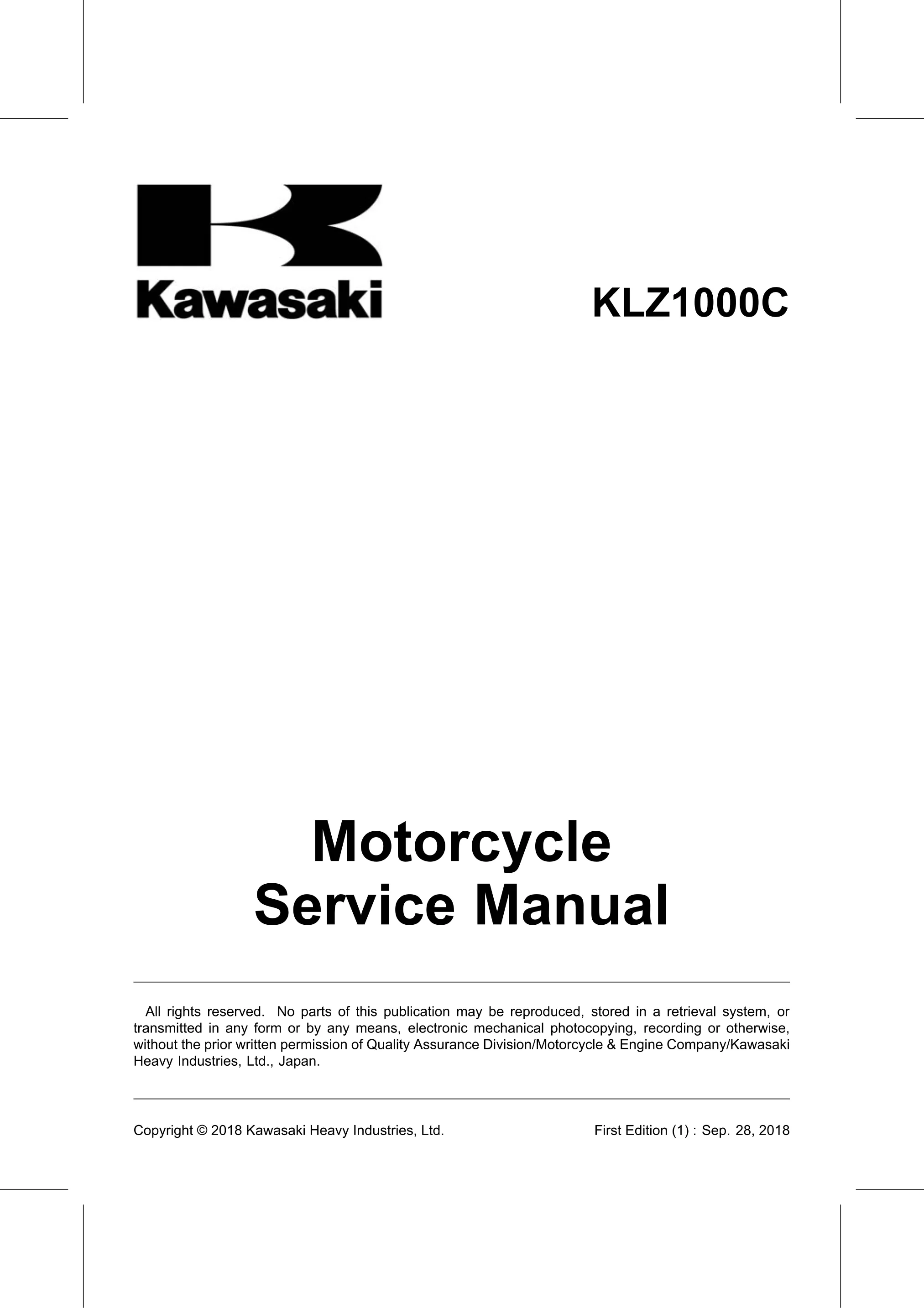 Service Manual (KLZ1000C) page 5
