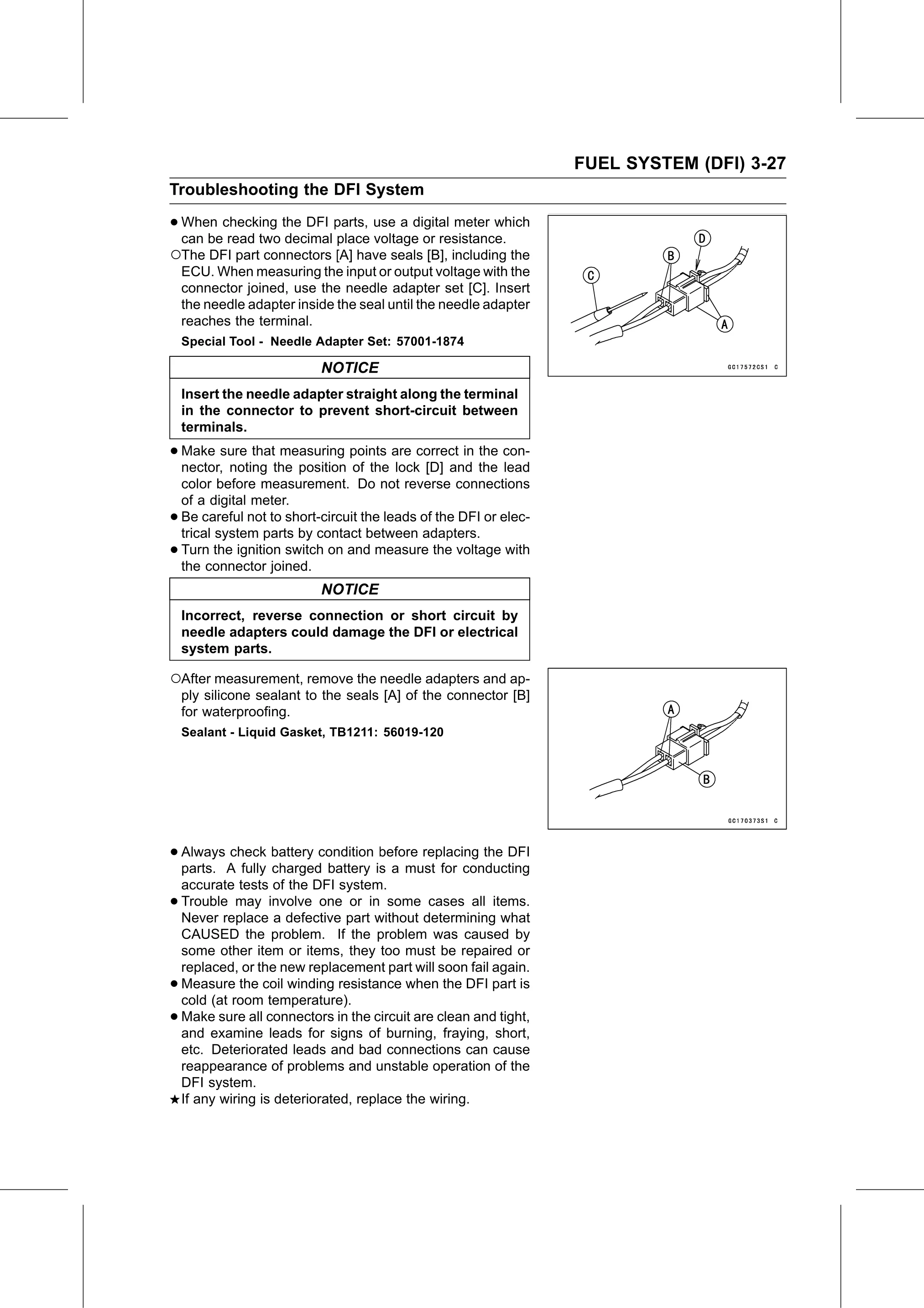 Service Manual (KLZ1000C) page 111 — Fuel System (DFI) › Outline