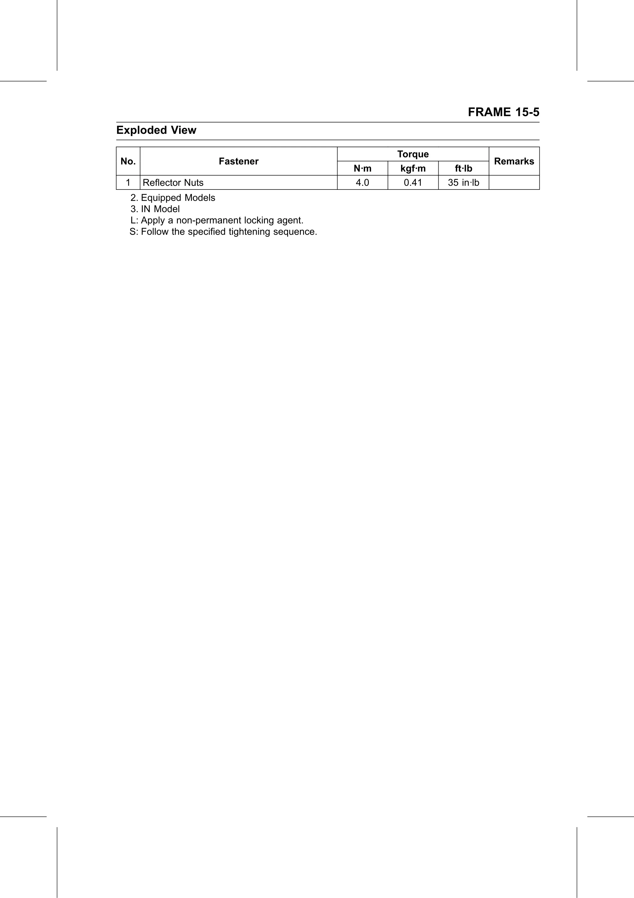 Service Manual (KLZ1000C) page 449 — Frame › Exploded View