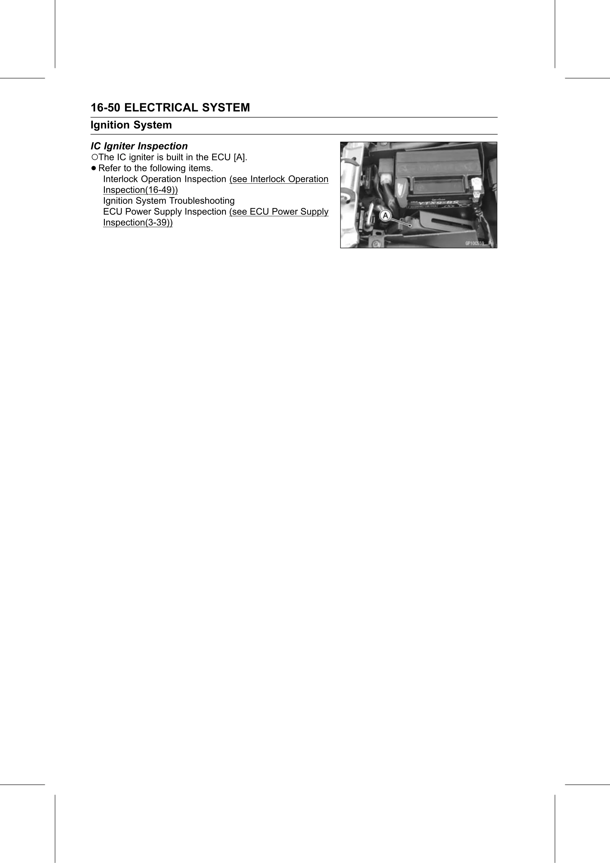 Service Manual (KLZ1000C) page 532 — Electrical System › IC Igniter Inspection