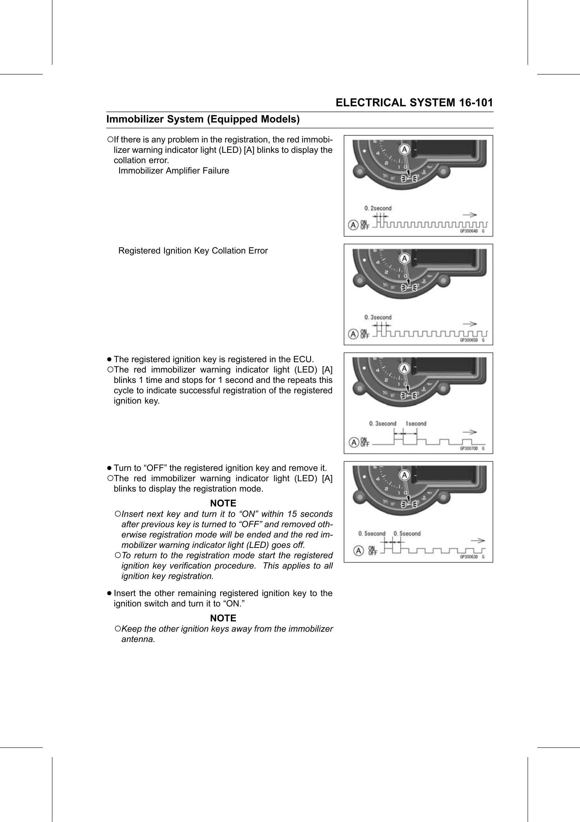 Service Manual (KLZ1000C) page 583 — Electrical System › Key Registration