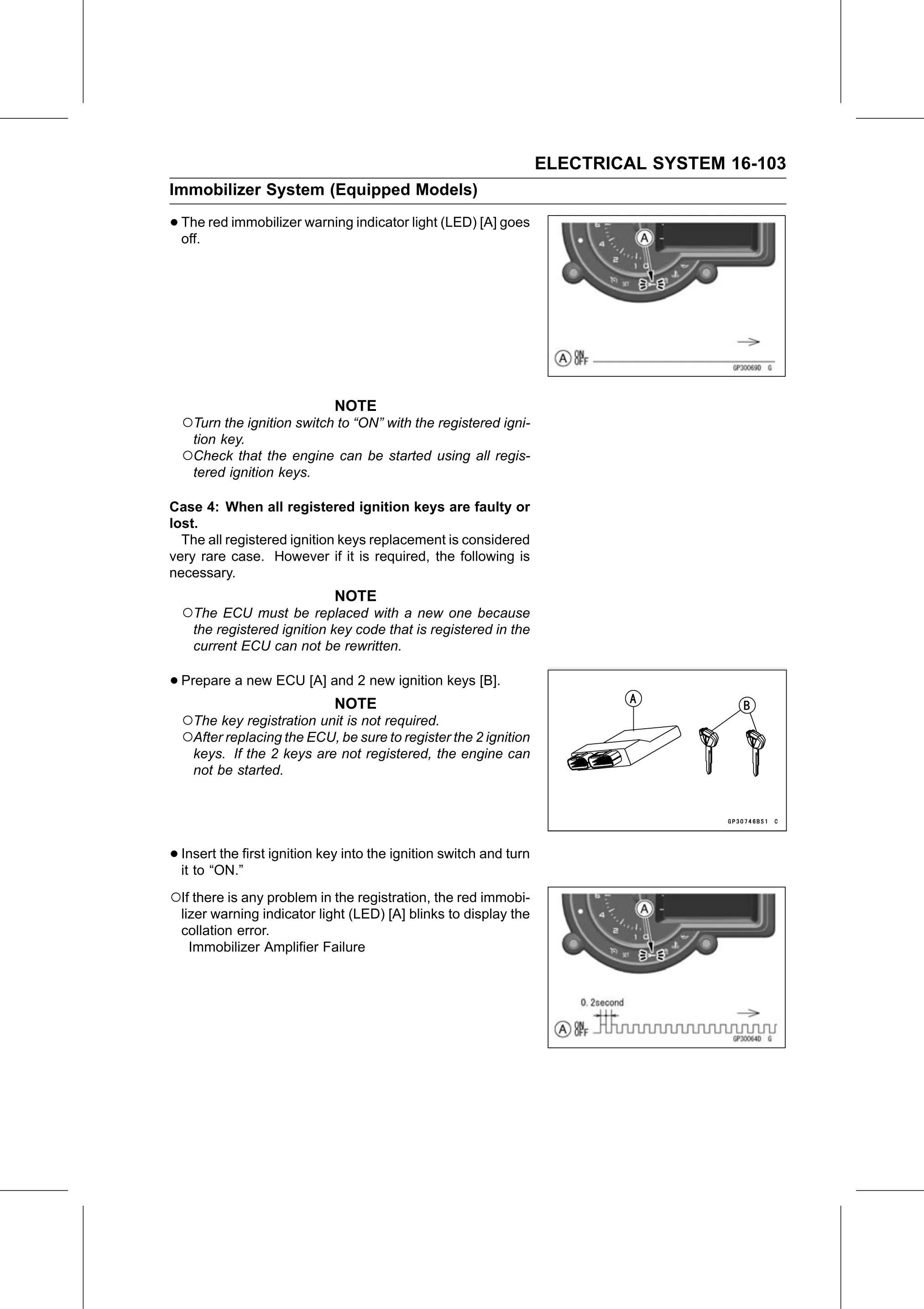 Service Manual (KLZ1000C) page 585 — Electrical System › Key Registration