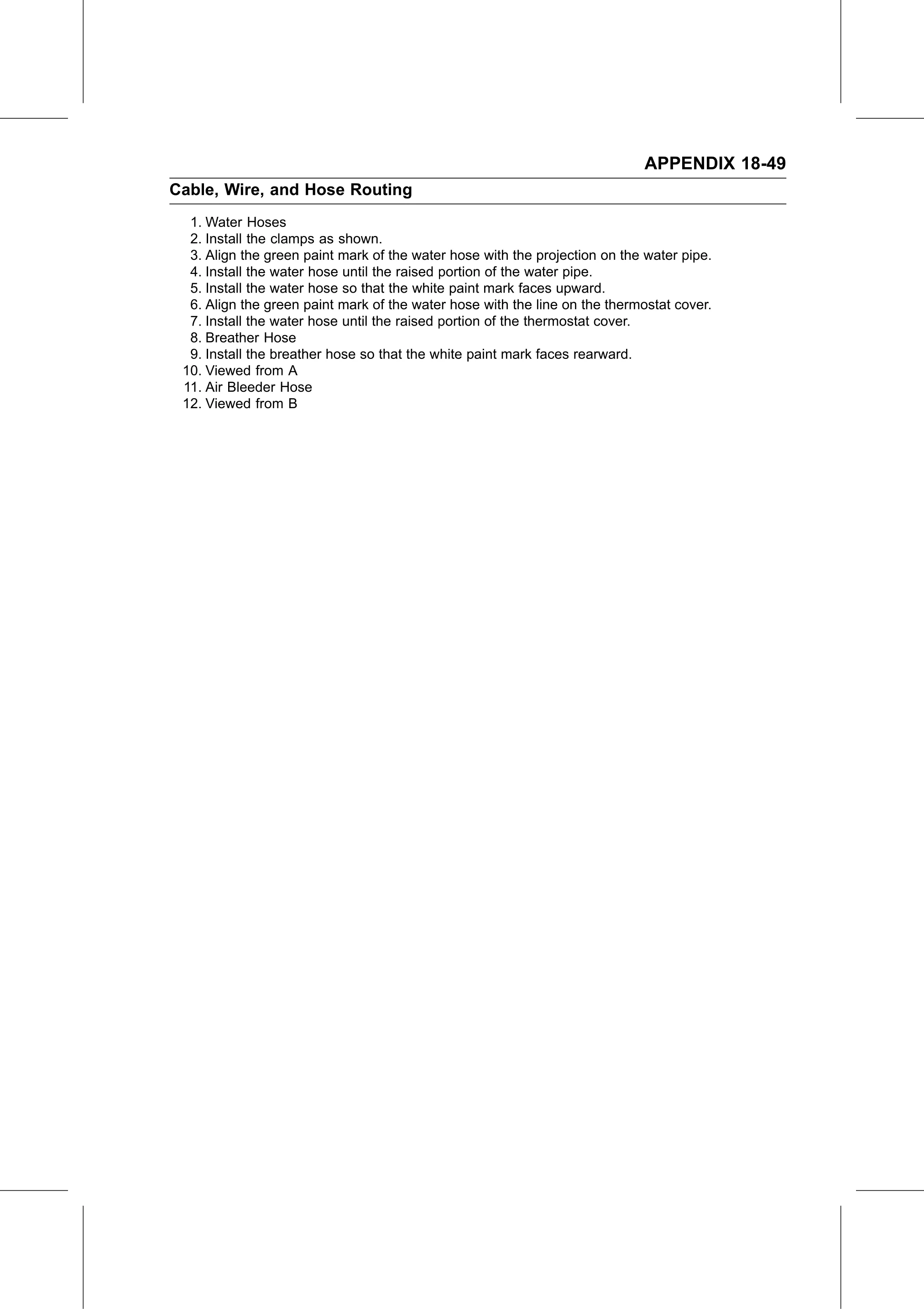 Service Manual (KLZ1000C) page 747 — Appendix › Cable, Wire, and Hose Routing