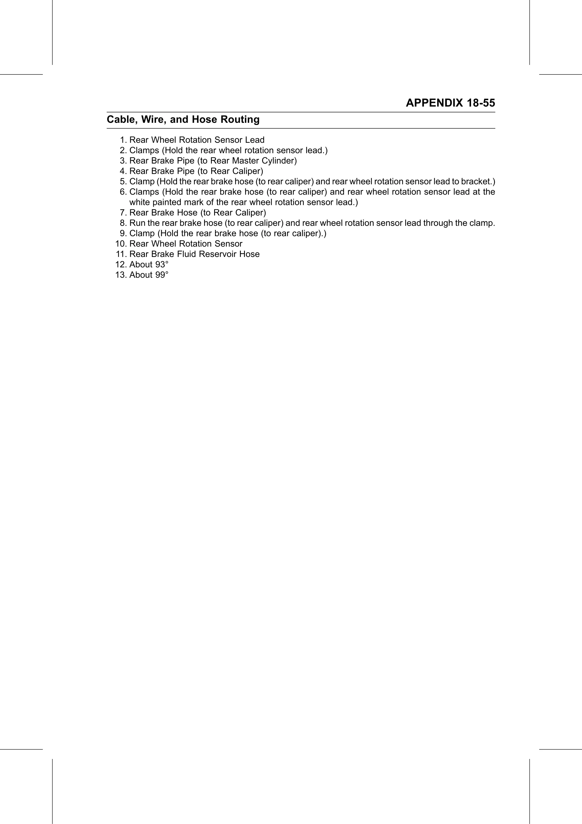 Service Manual (KLZ1000C) page 753 — Appendix › Cable, Wire, and Hose Routing