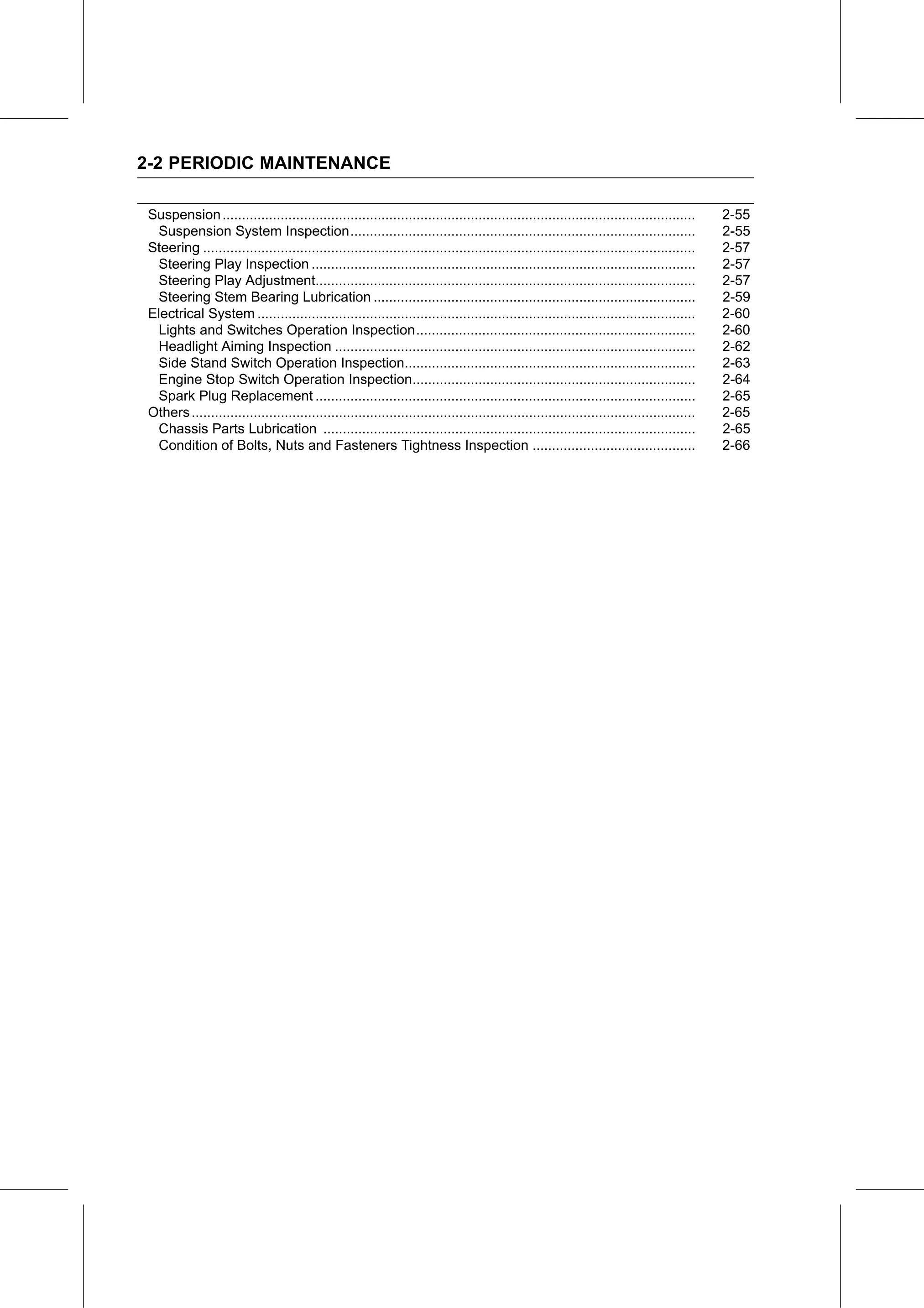 Service Manual page 24 — Periodic Maintenance