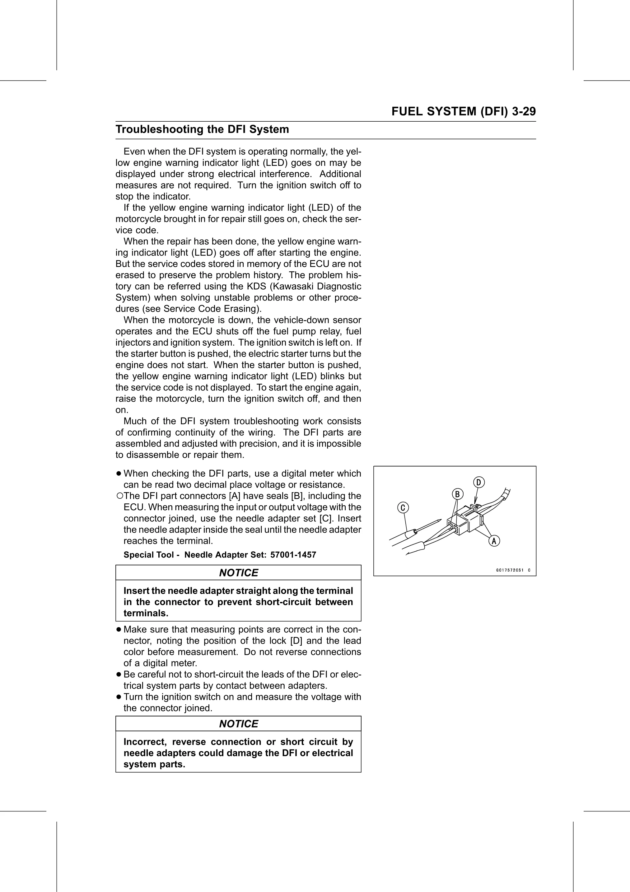 Service Manual page 119 — Fuel System (DFI) › Outline