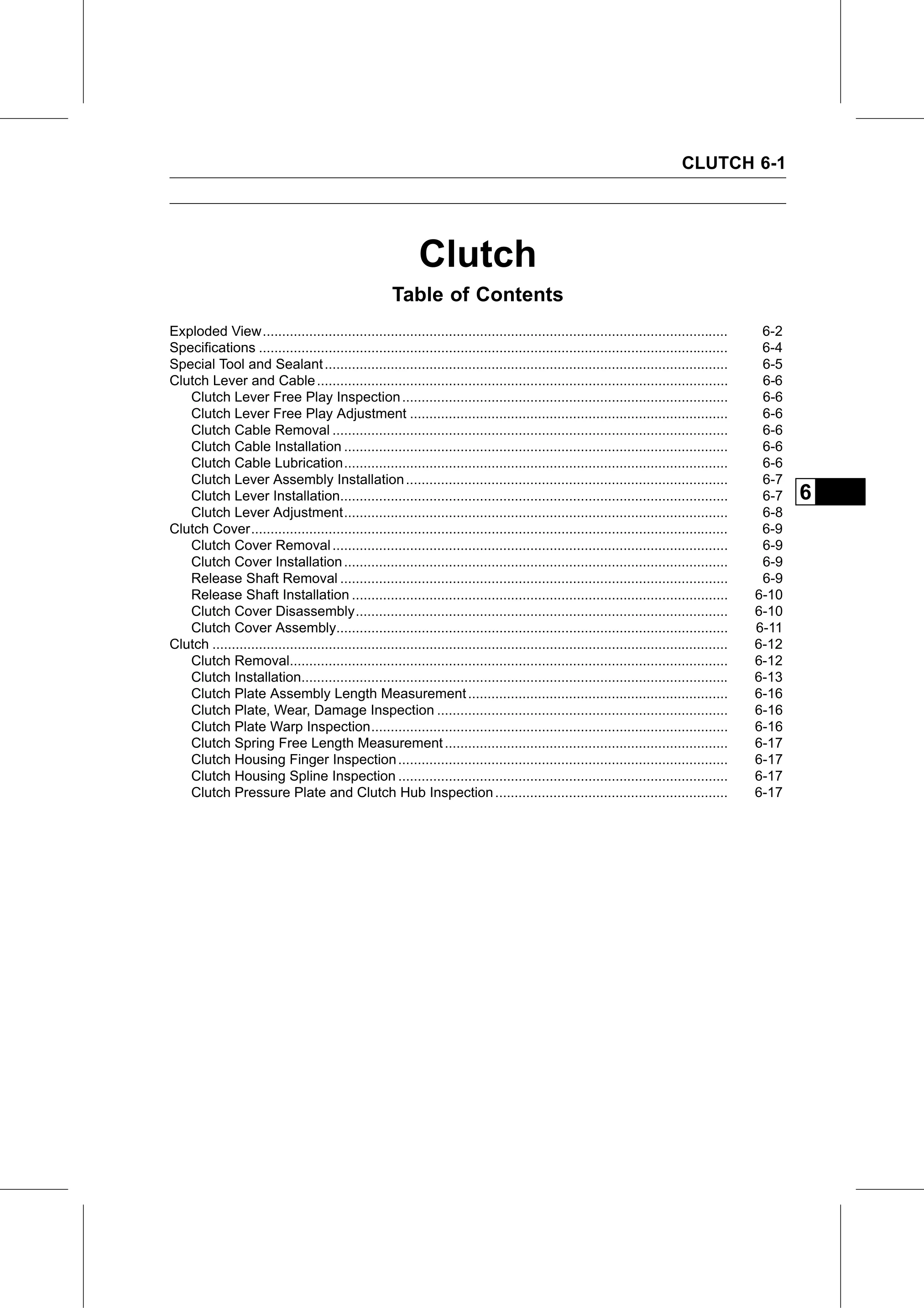 Service Manual page 299 — Clutch