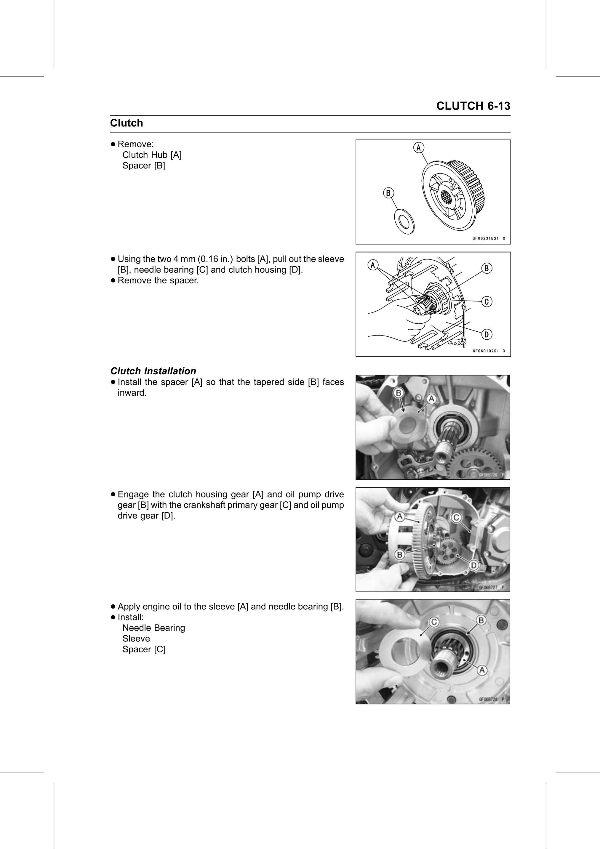 Service Manual page 311 — Clutch › Clutch Installation