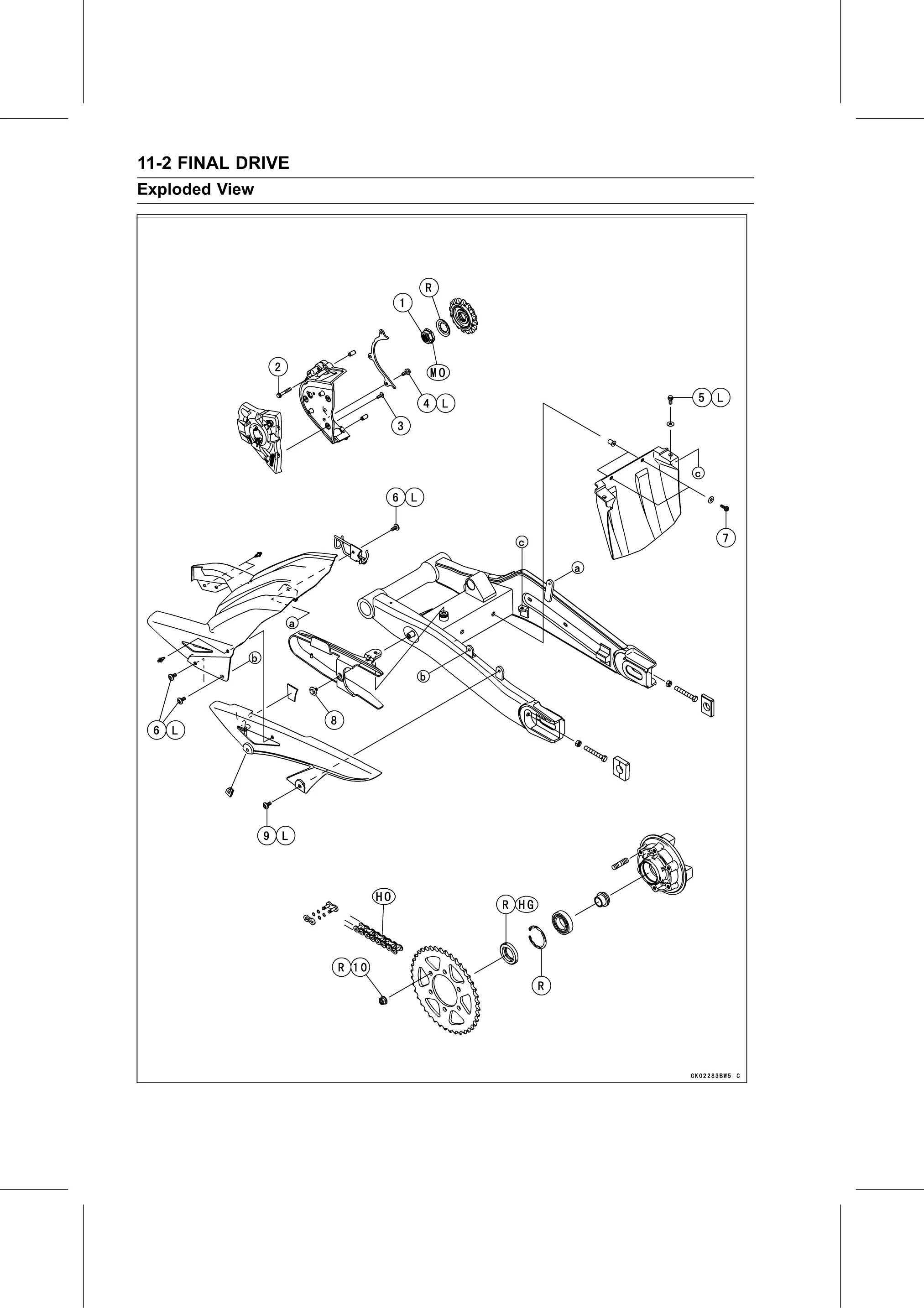 Service Manual page 408 — Final Drive › Exploded View