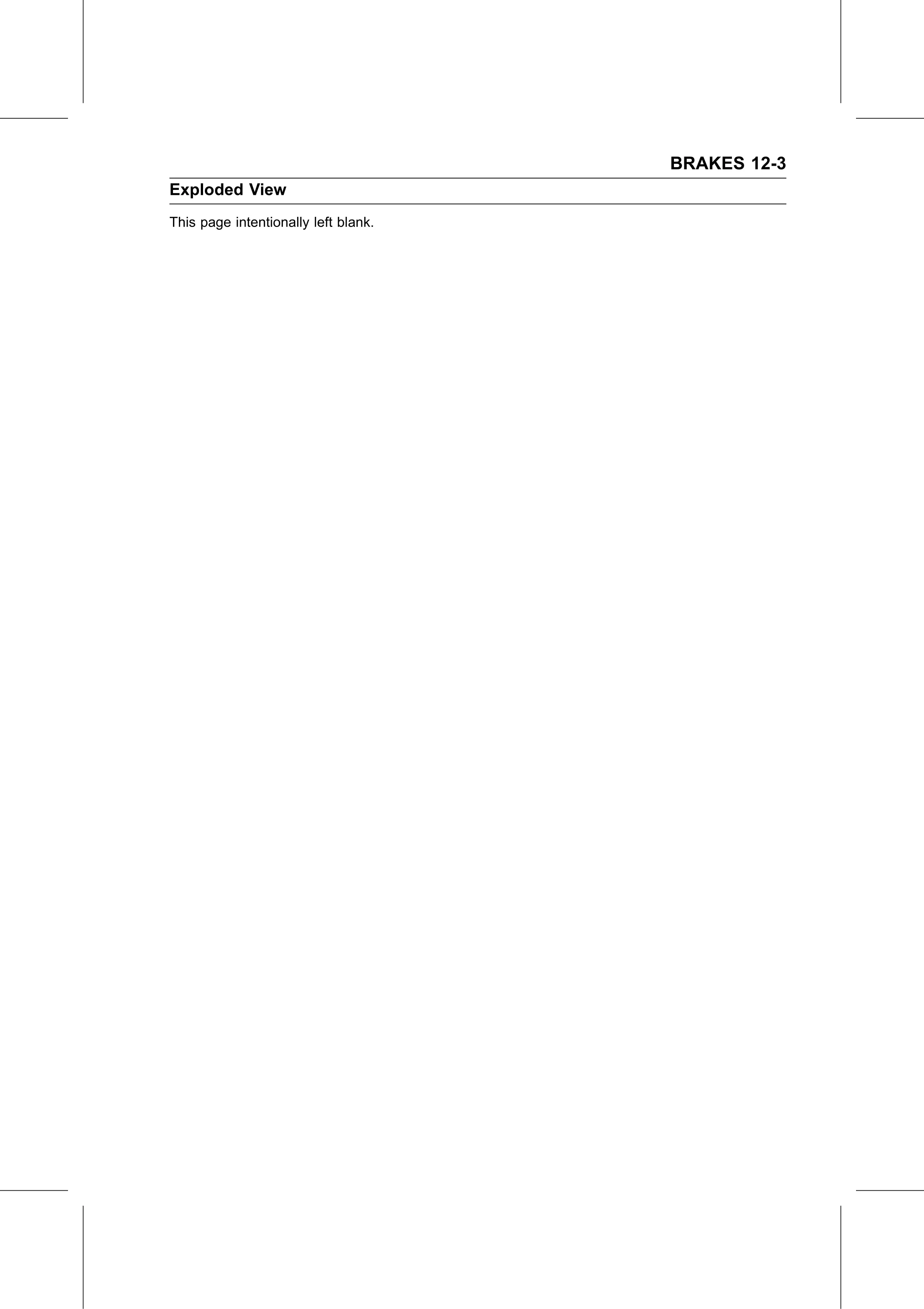 Service Manual page 425 — Brakes › Exploded View
