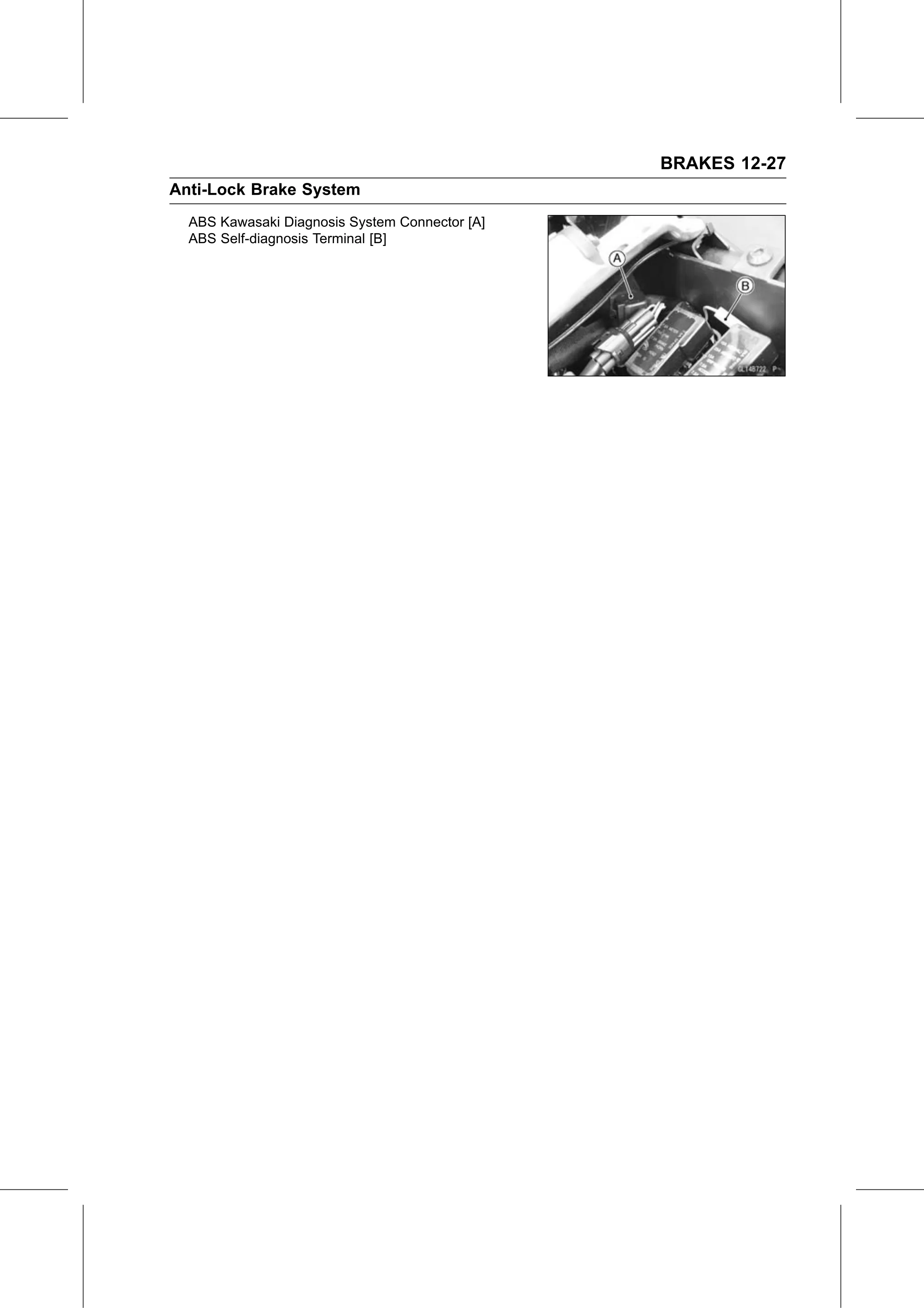 Service Manual page 449 — Brakes › Parts Location