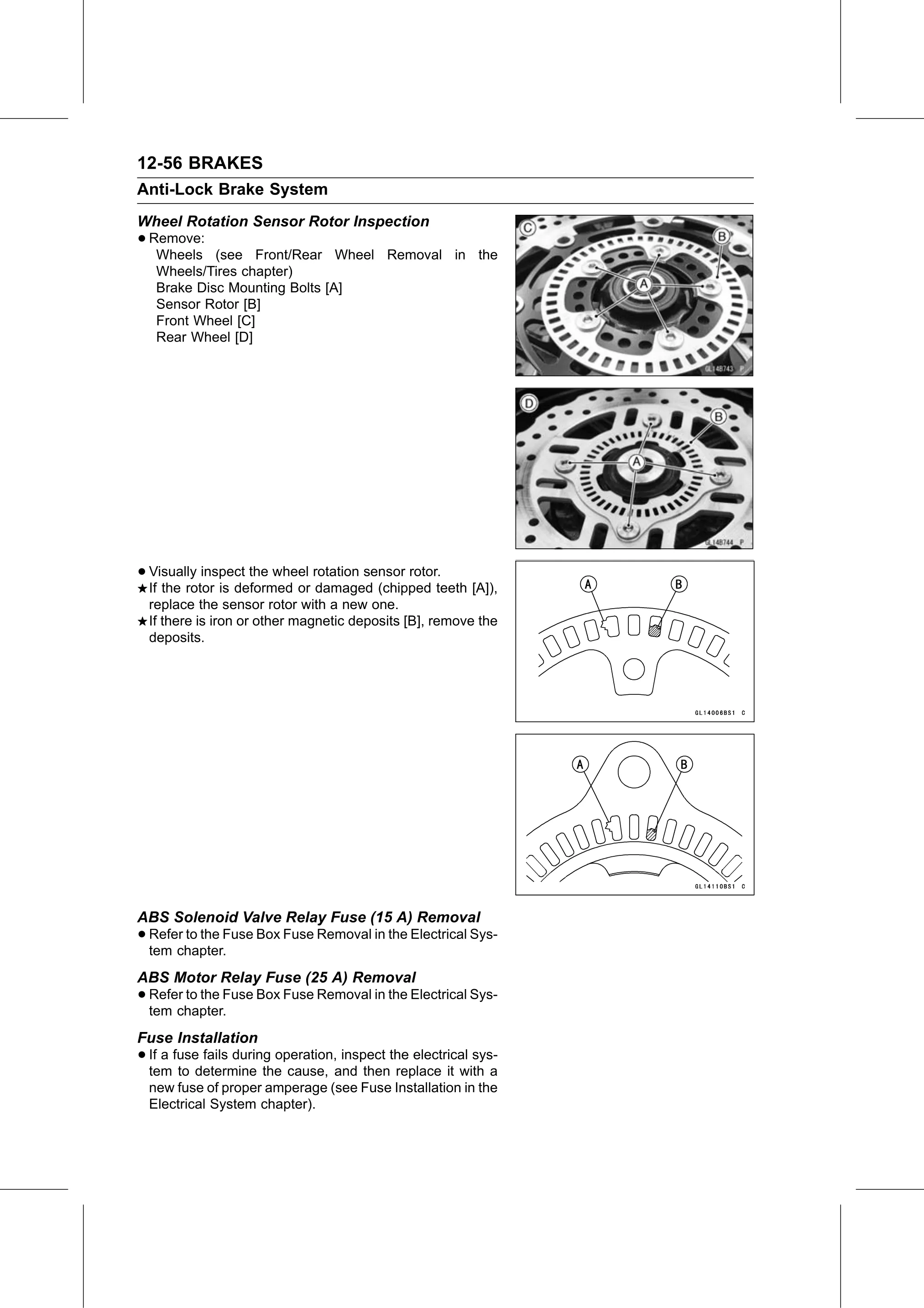Service Manual page 478 — Brakes › Fuse Installation