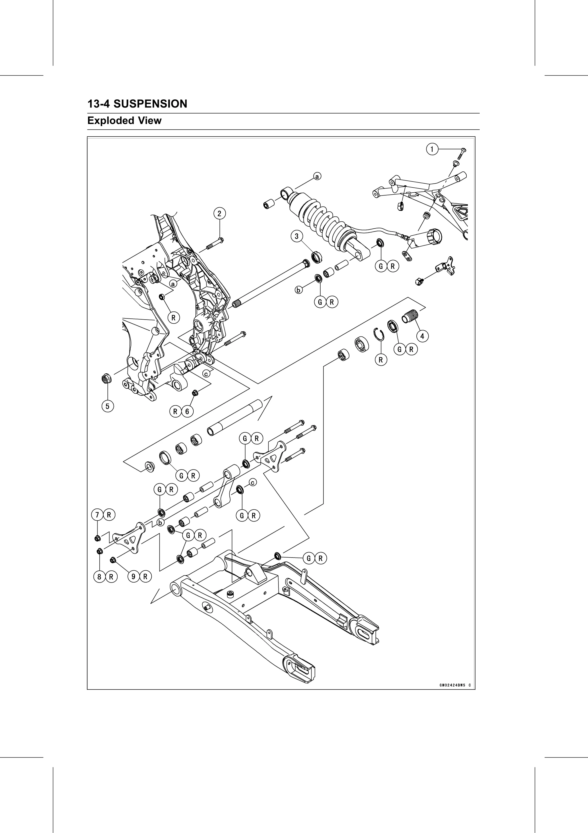 Service Manual page 484 — Suspension › Exploded View