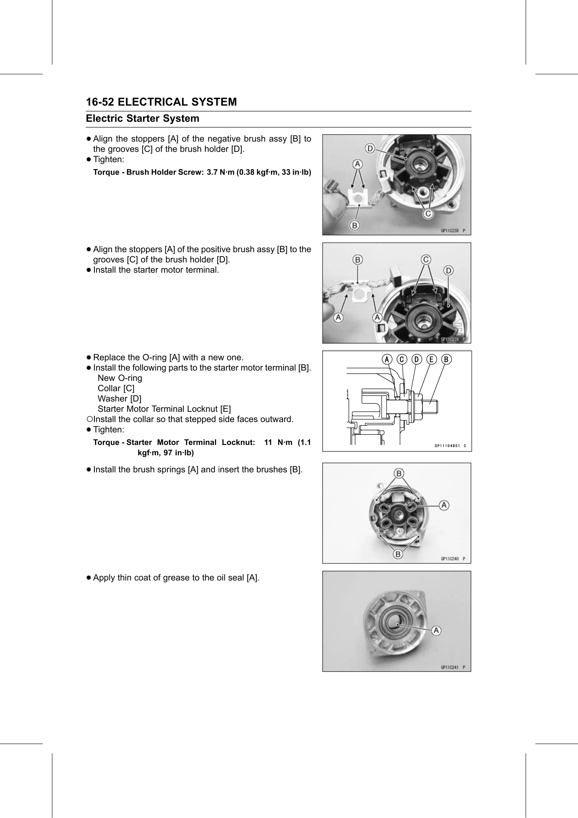 Service Manual page 612 — Electrical System › Starter Motor Assembly