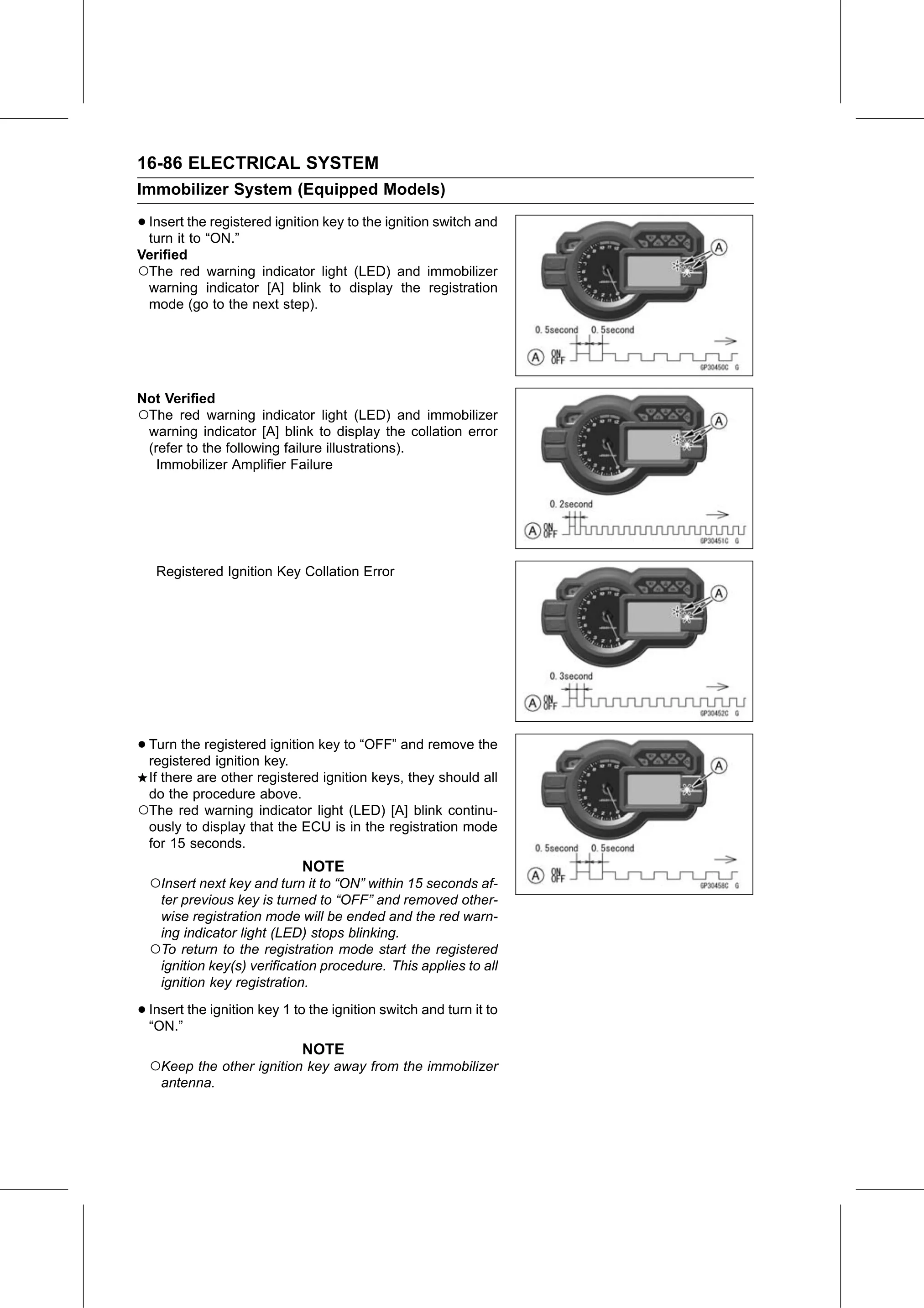 Service Manual page 646 — Electrical System › Key Registration