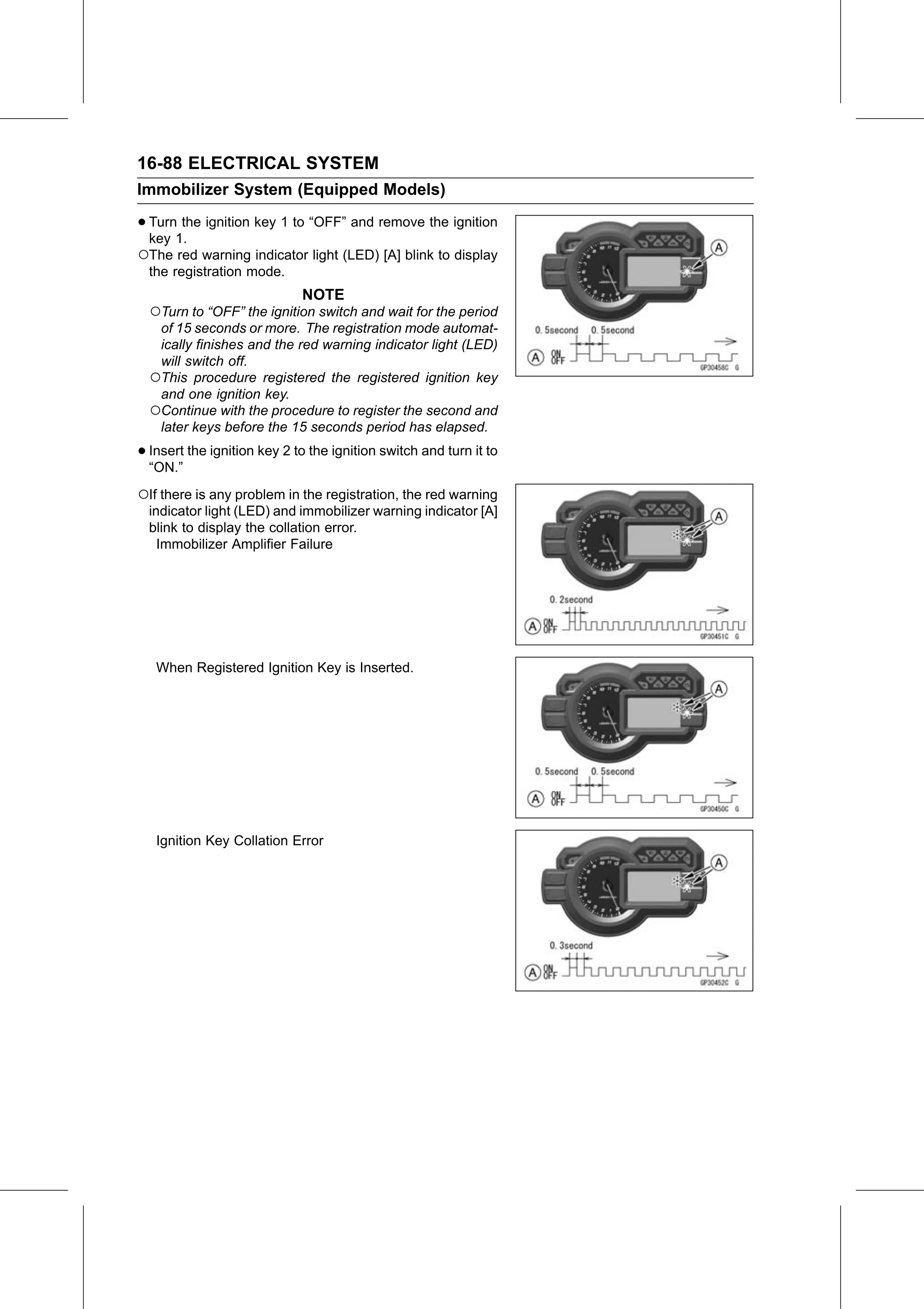 Service Manual page 648 — Electrical System › Key Registration