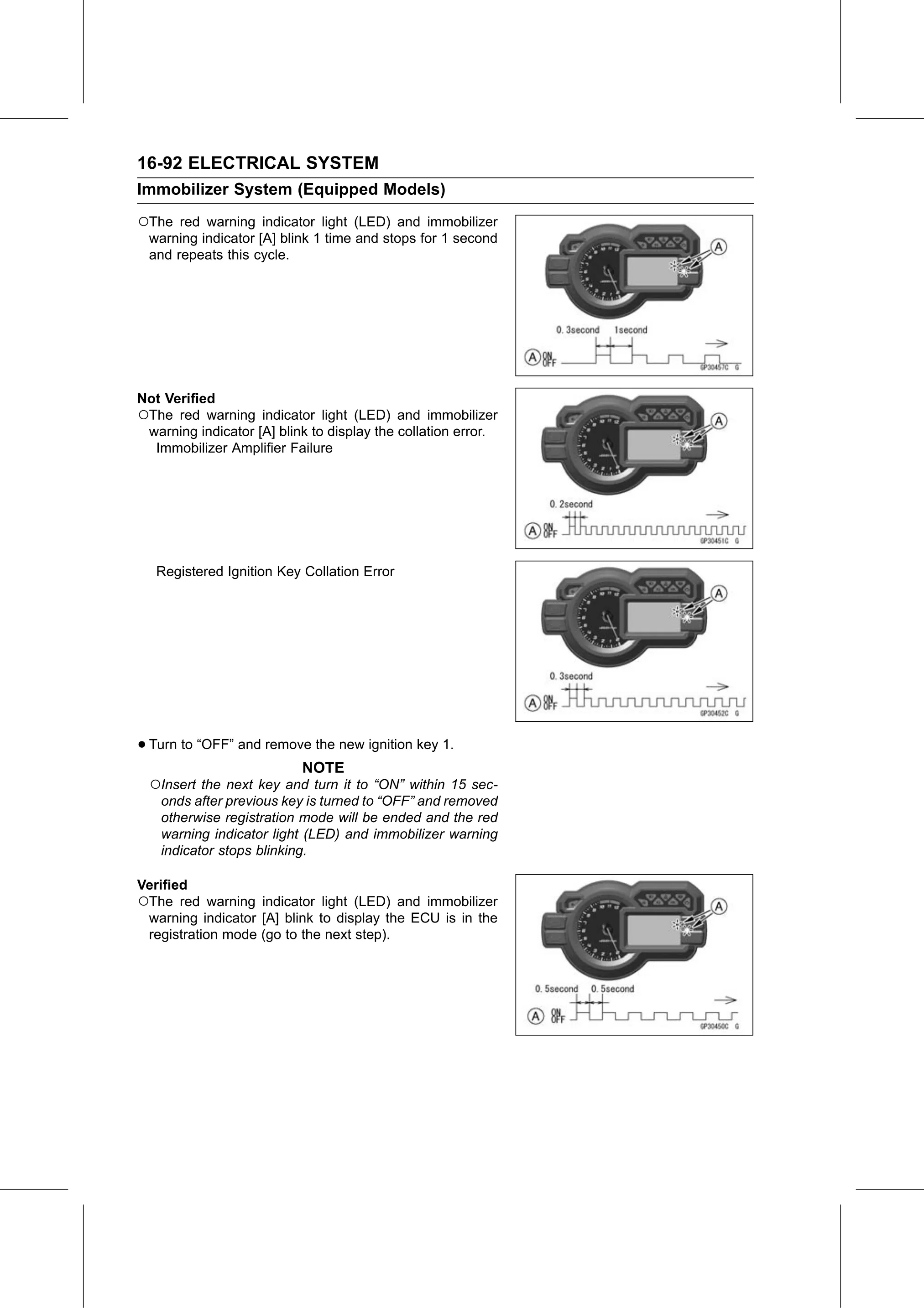Service Manual page 652 — Electrical System › Key Registration