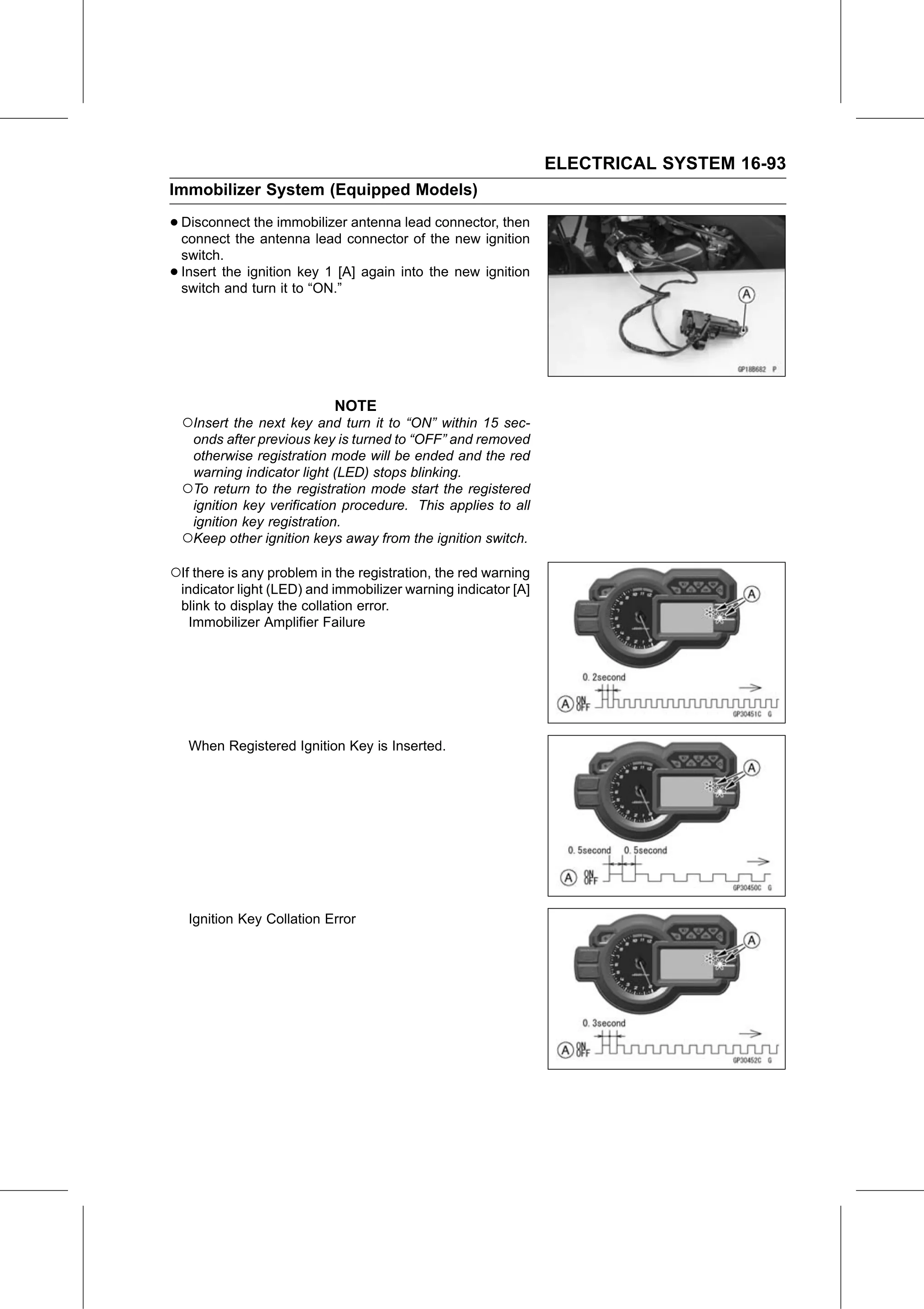 Service Manual page 653 — Electrical System › Key Registration