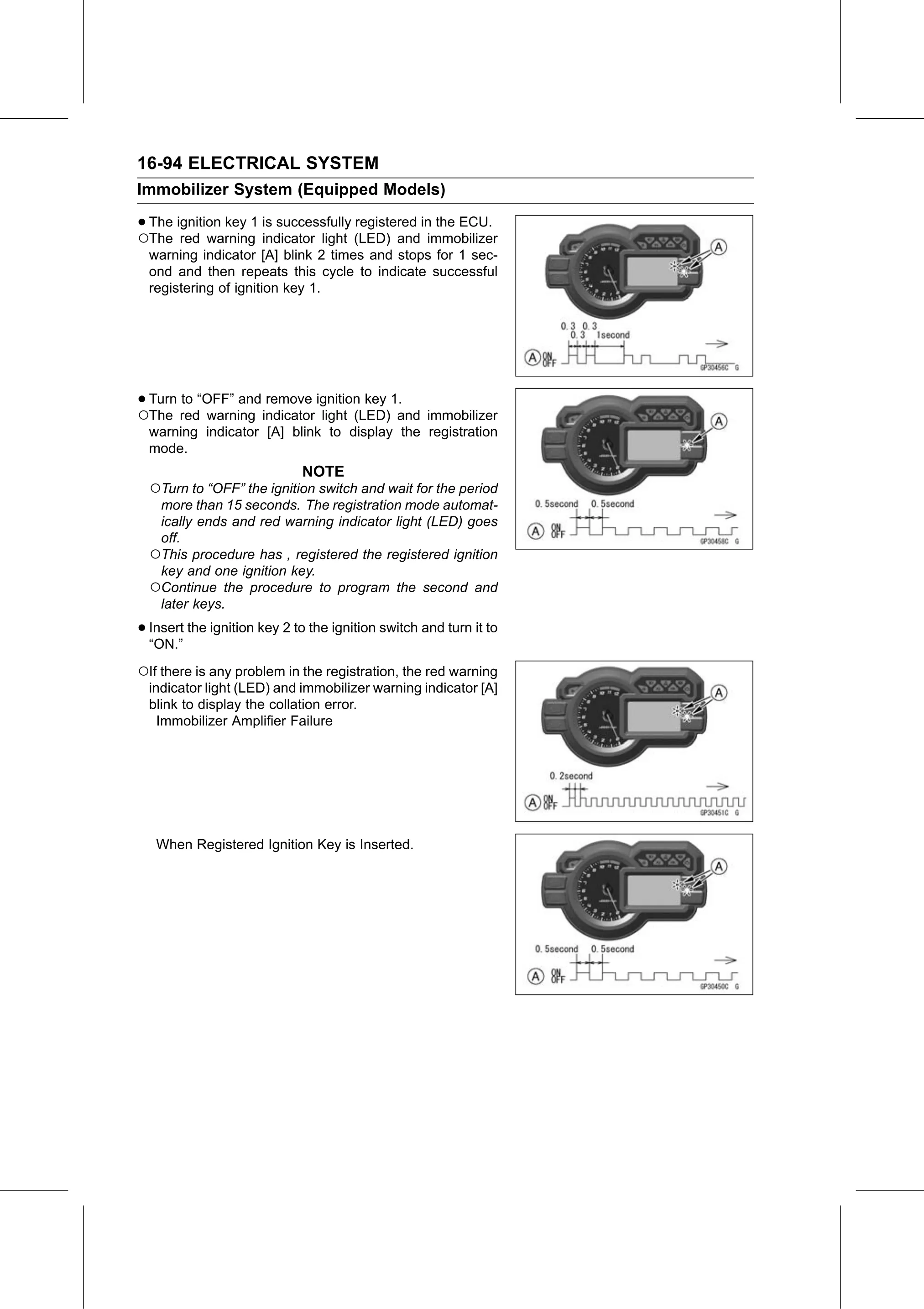 Service Manual page 654 — Electrical System › Key Registration