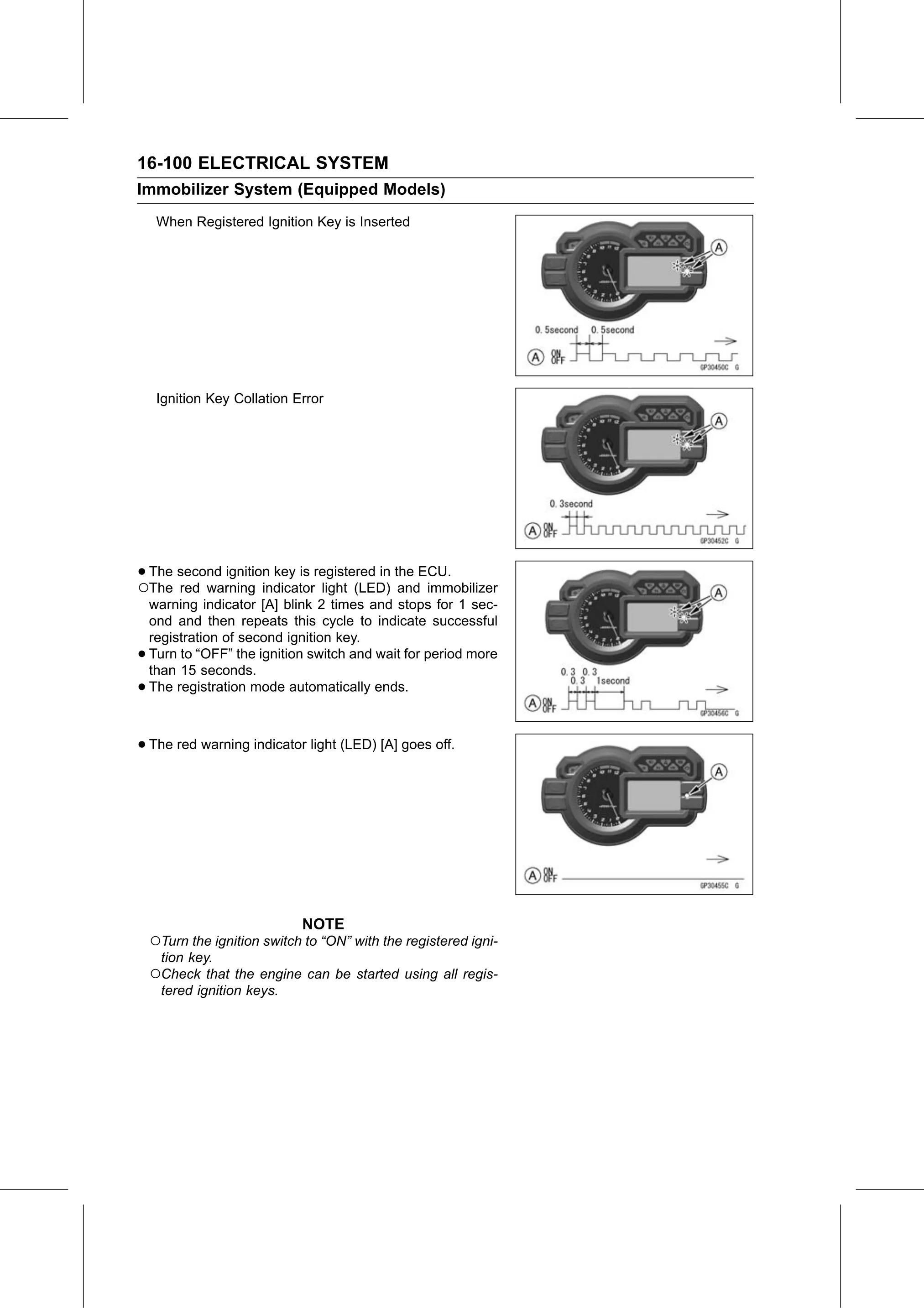 Service Manual page 660 — Electrical System › Key Registration