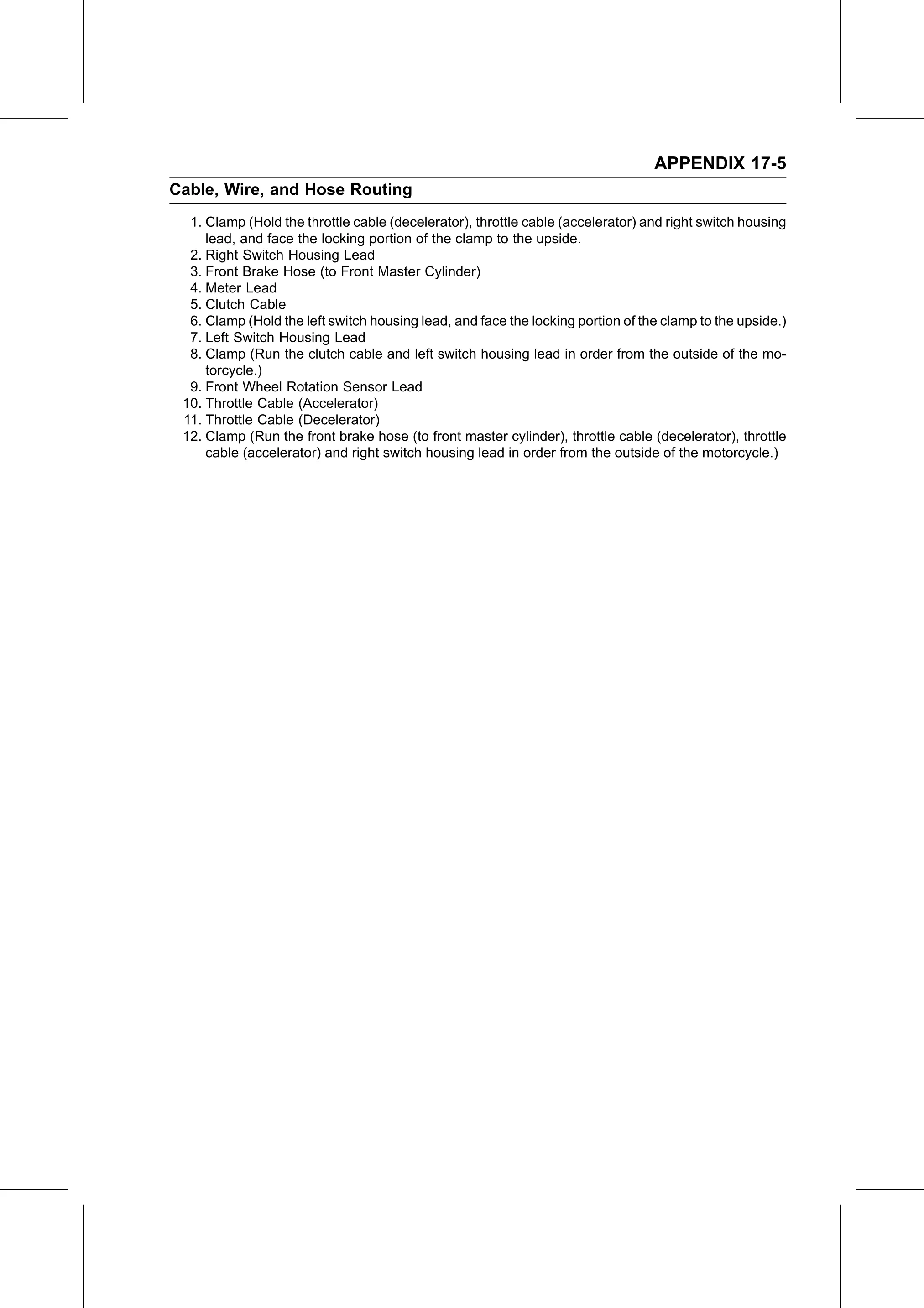 Service Manual page 677 — Appendix › Cable, Wire, and Hose Routing