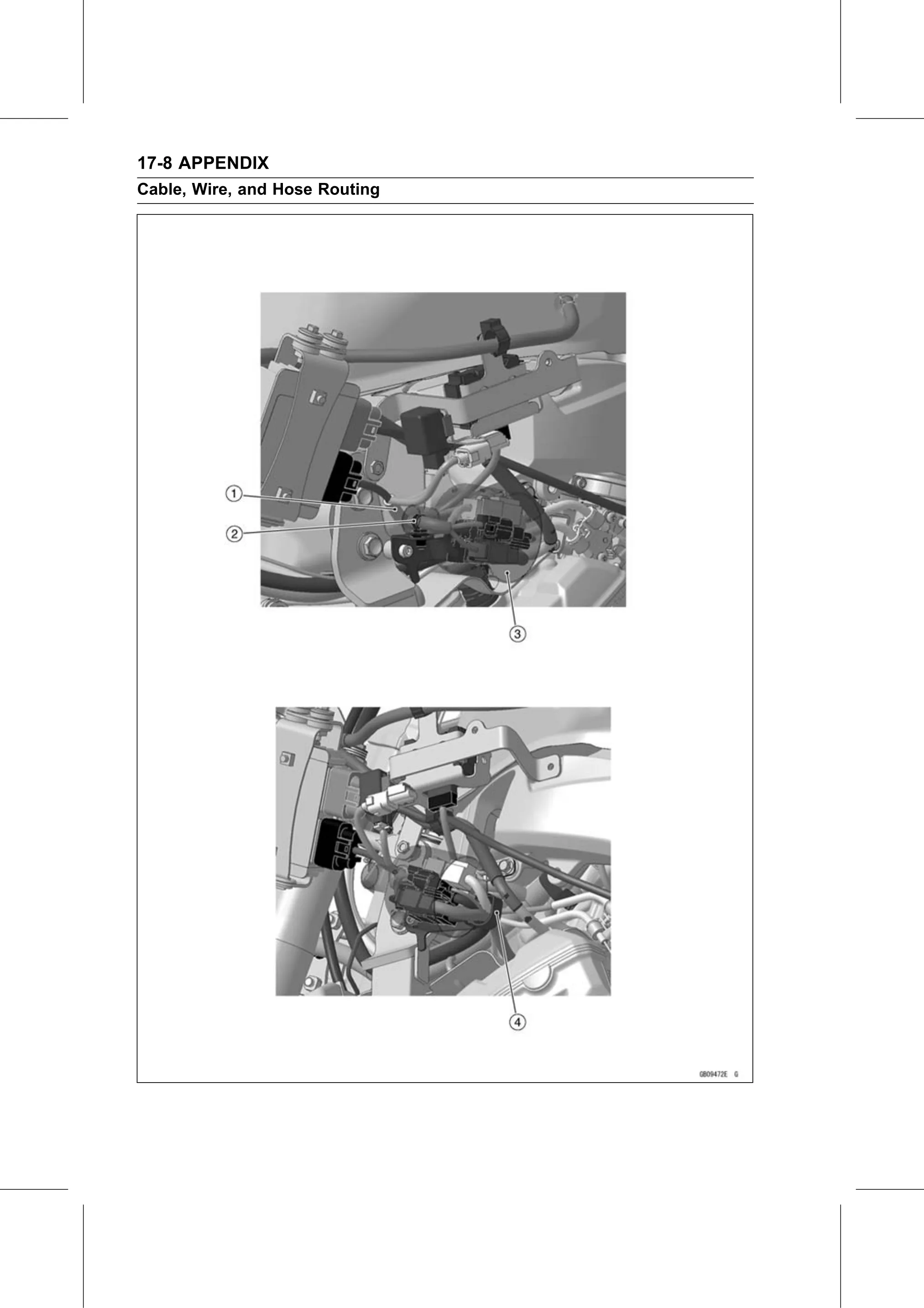 Service Manual page 680 — Appendix › Cable, Wire, and Hose Routing