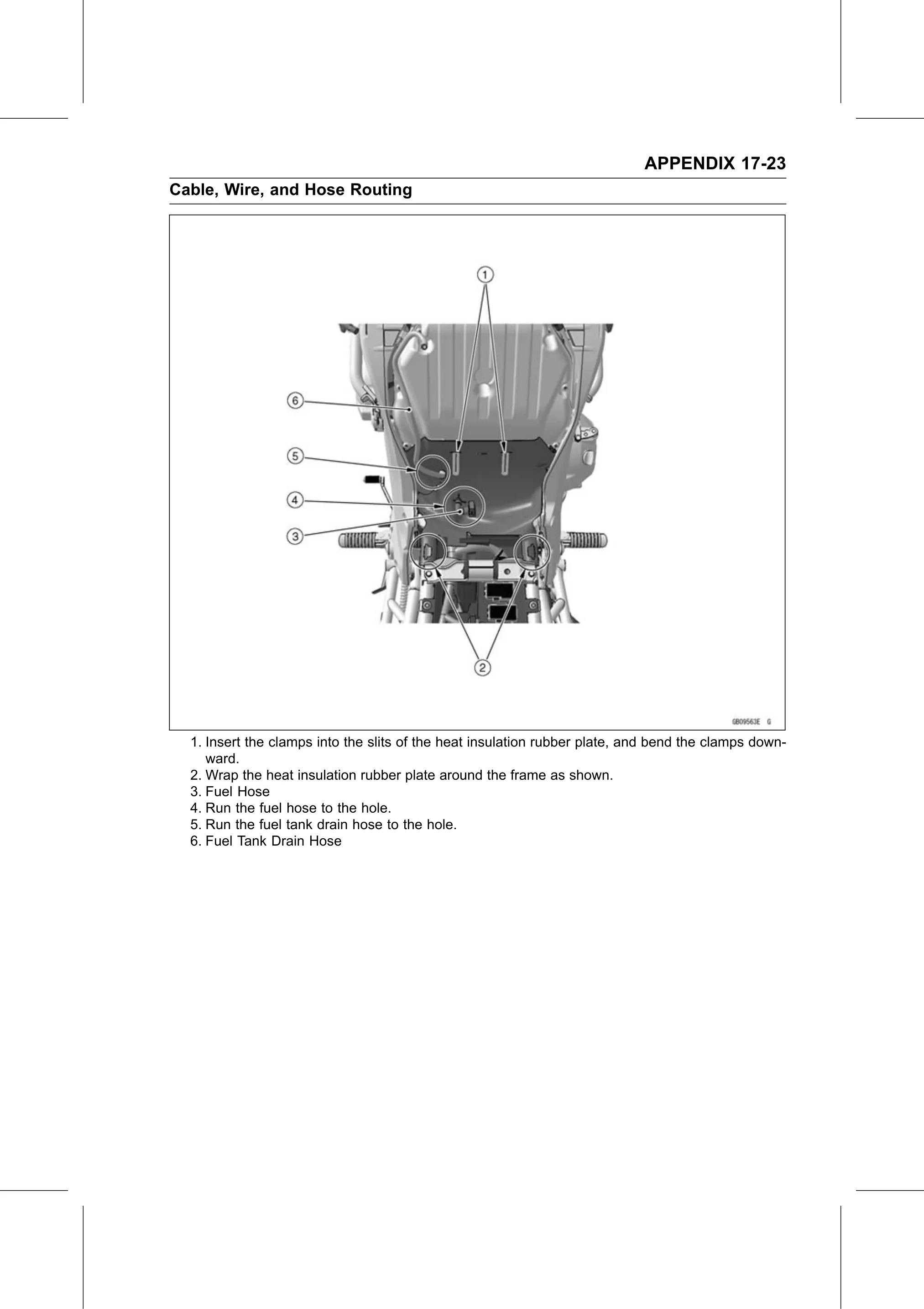 Service Manual page 695 — Appendix › Cable, Wire, and Hose Routing