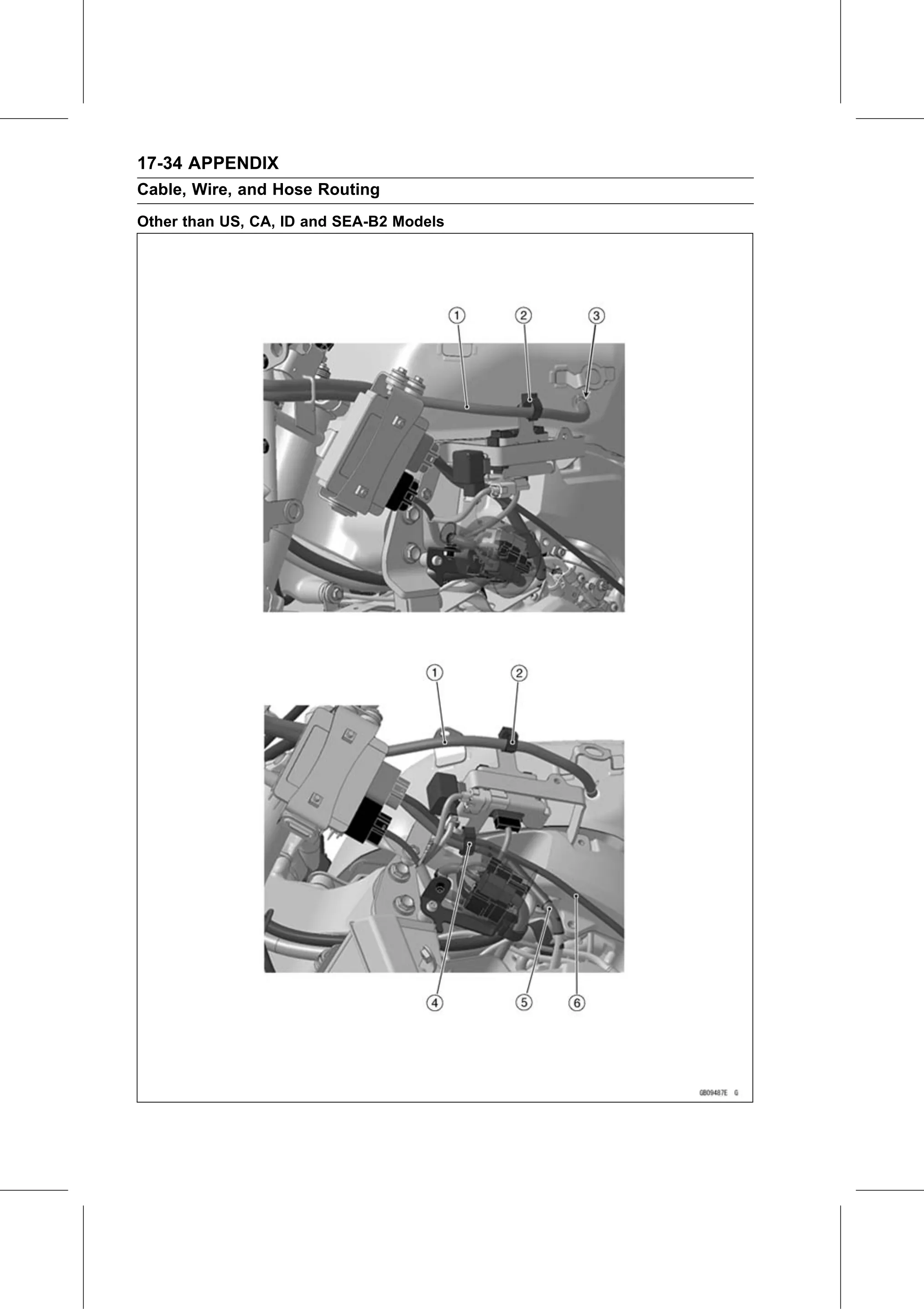 Service Manual page 706 — Appendix › Cable, Wire, and Hose Routing