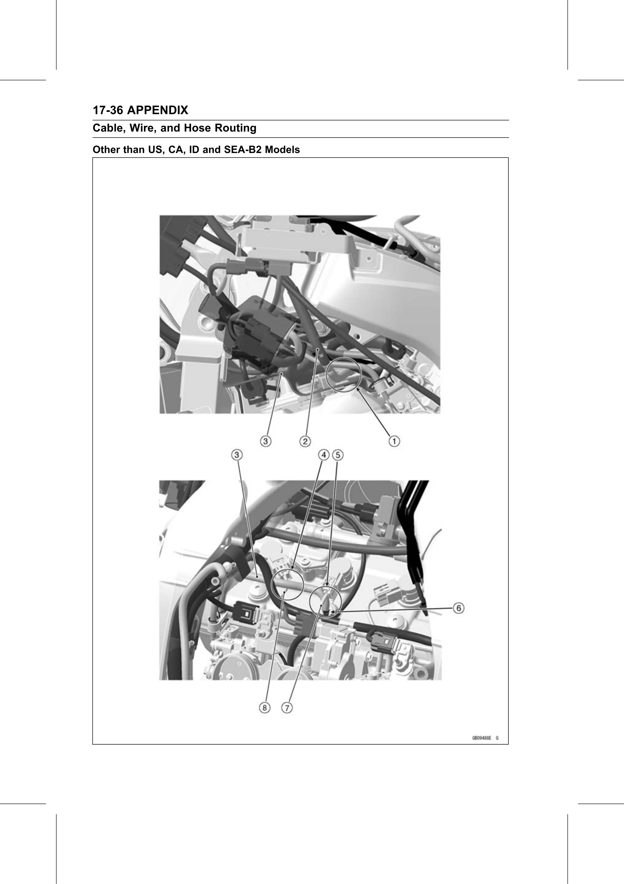 Service Manual page 708 — Appendix › Cable, Wire, and Hose Routing